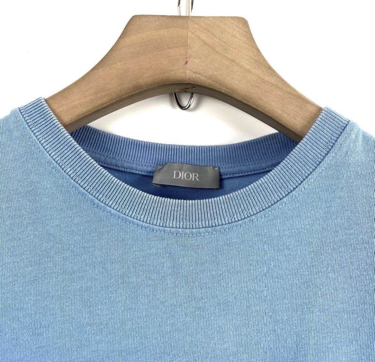Dior Blue Short-Sleeve Crewneck T-Shirt Size US S / EU 44-46 / 1 - 3 Thumbnail