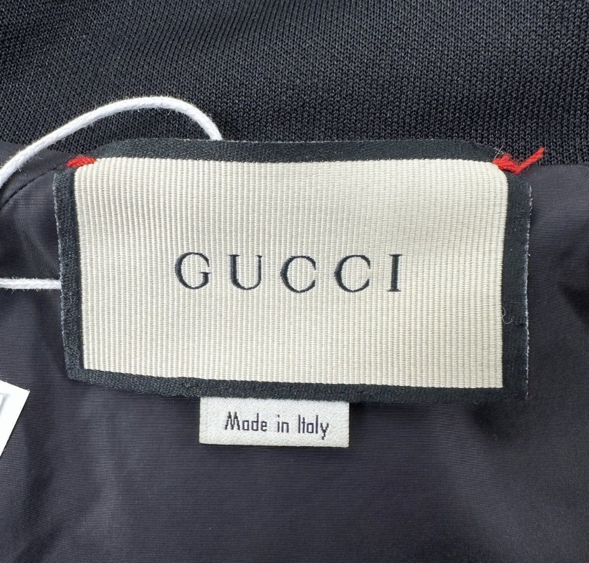 Gucci Black Zip-Up Light Jacket with Patterned Sleeves Size US M / EU 48-50 / 2 - 4 Thumbnail