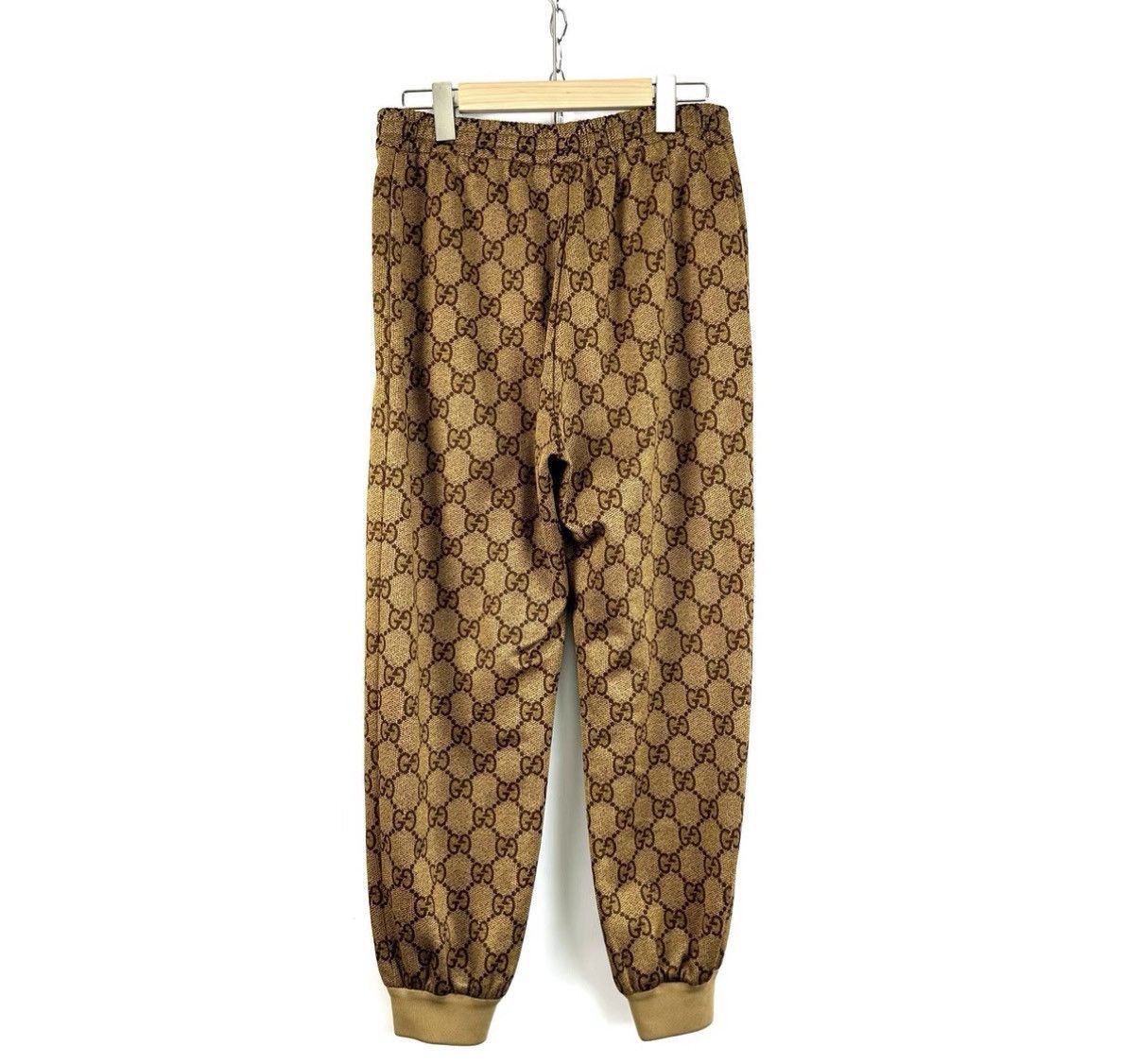 Gucci Beige Patterned Sweatpants Size 34 Size US 34 / EU 50 - 2 Thumbnail