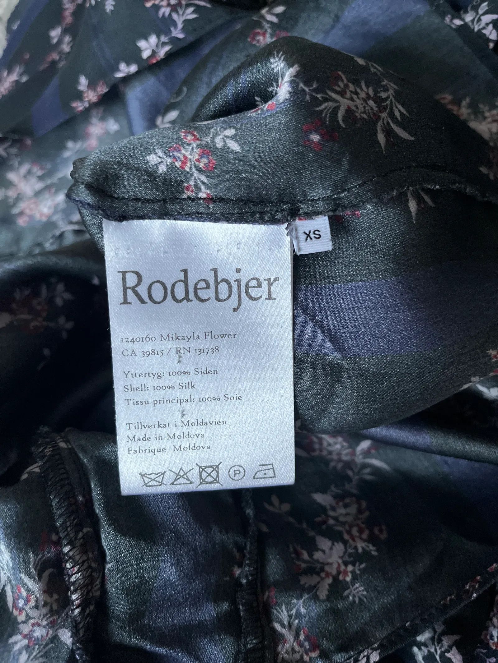 Rodebjer Rodebjer Mikayla Flower Blouse Size XS / US 0-2 / IT 36-38 - 3 Thumbnail