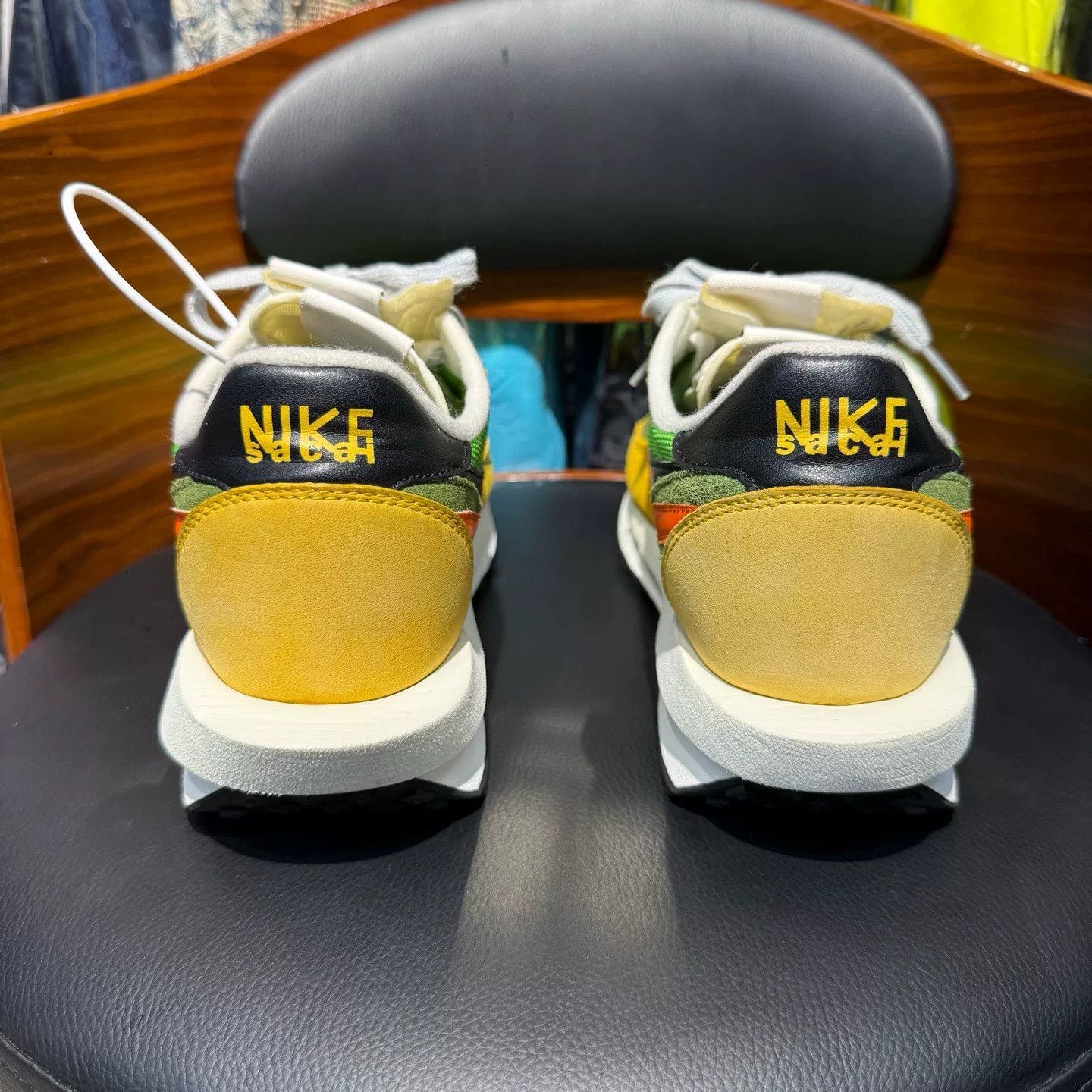 Sacai Sacai Yellow Lowtop Sneakers 43 Men Size US 10 / EU 43 - 3 Thumbnail