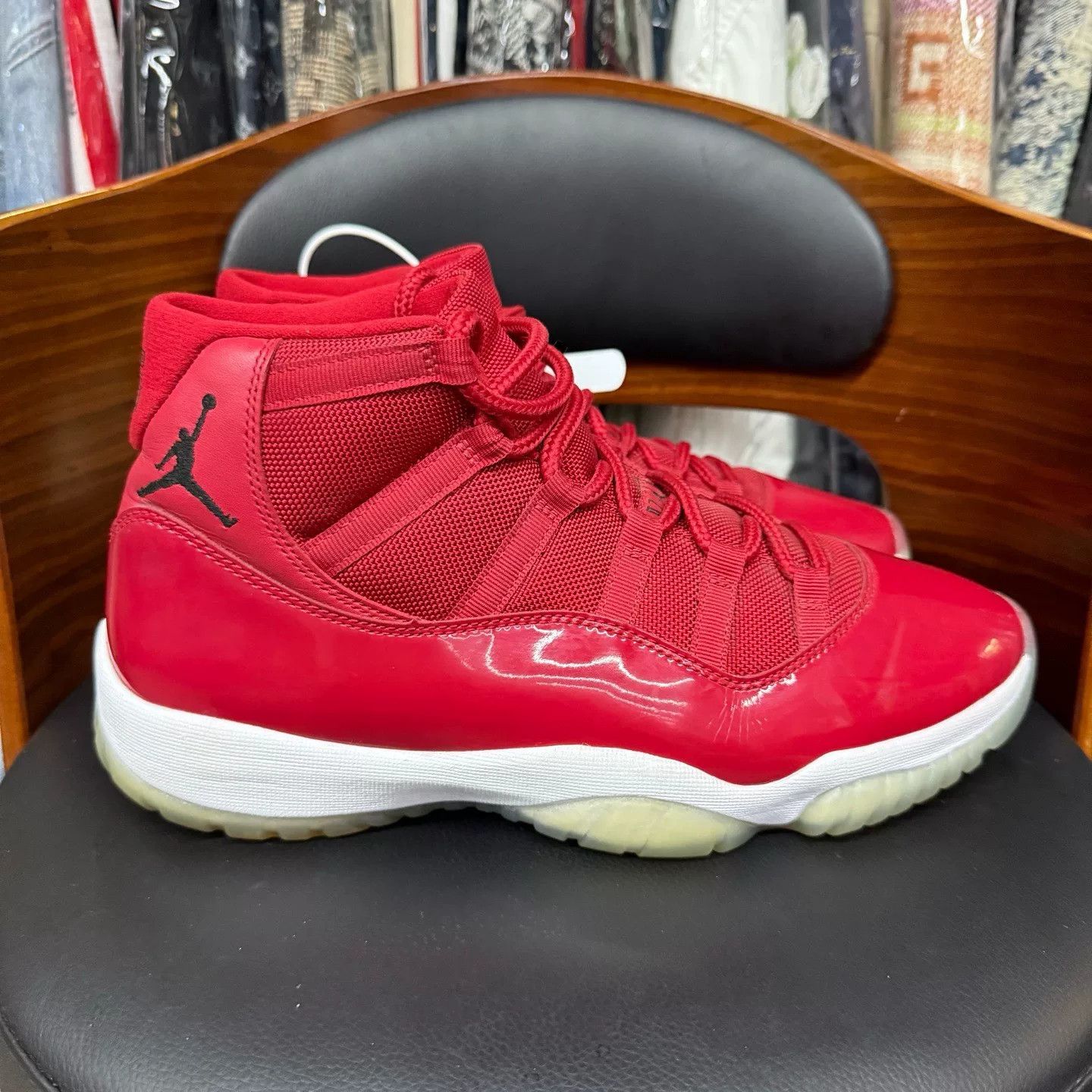 Nike Nike AJ11 Red Lowtop Sneakers 45 Men Size US 11.5 / EU 44-45 - 4 Thumbnail