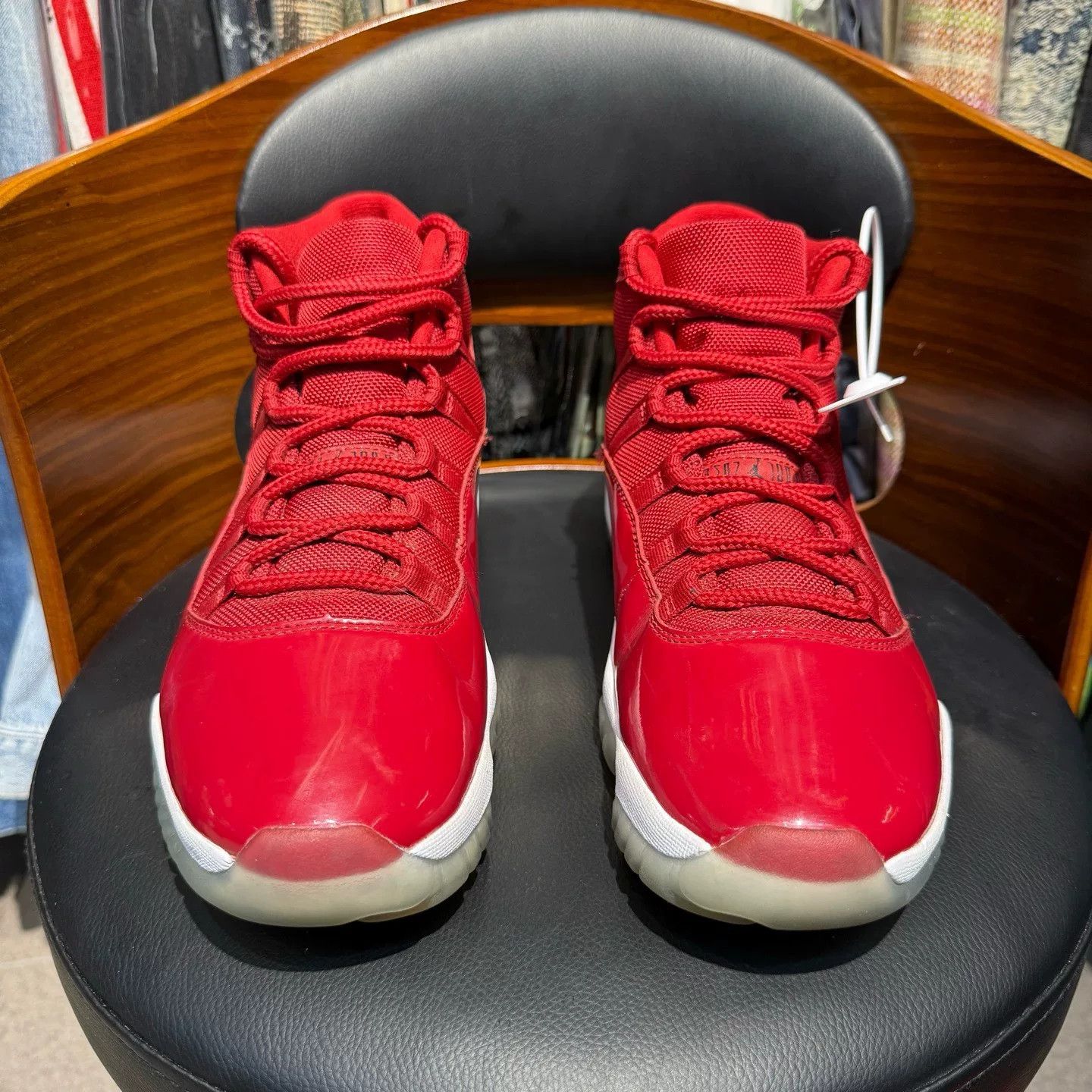 Nike Nike AJ11 Red Lowtop Sneakers 45 Men Size US 11.5 / EU 44-45 - 2 Thumbnail