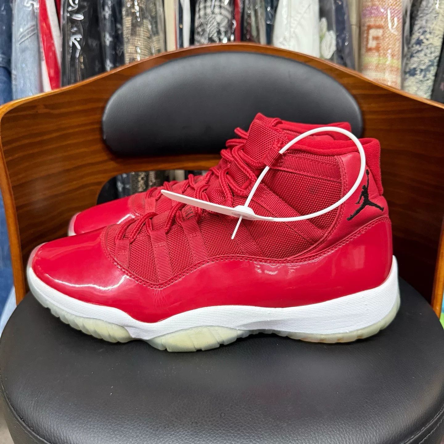 Nike Nike AJ11 Red Lowtop Sneakers 45 Men Size US 11.5 / EU 44-45 - 6 Thumbnail