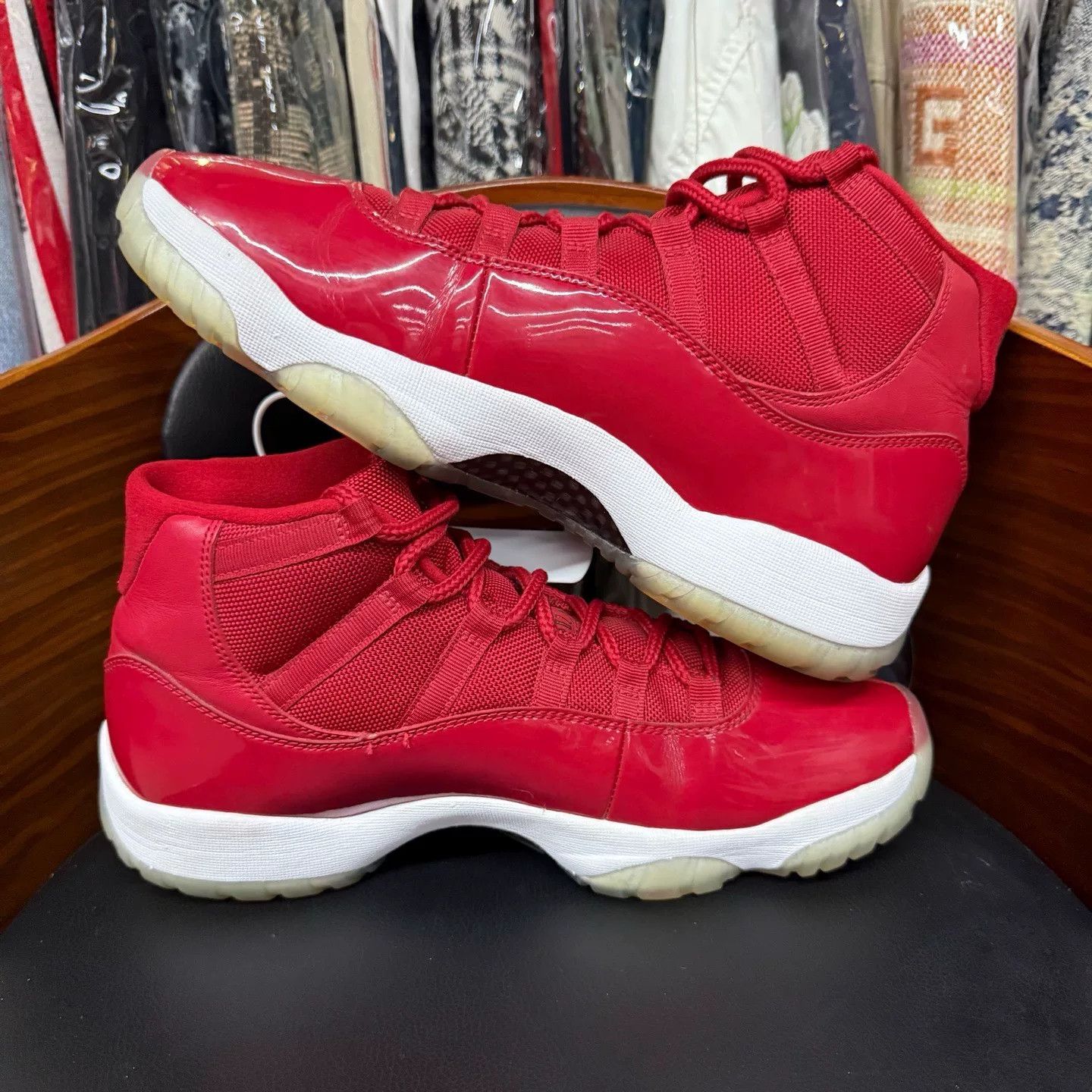 Nike Nike AJ11 Red Lowtop Sneakers 45 Men Size US 11.5 / EU 44-45 - 7 Thumbnail