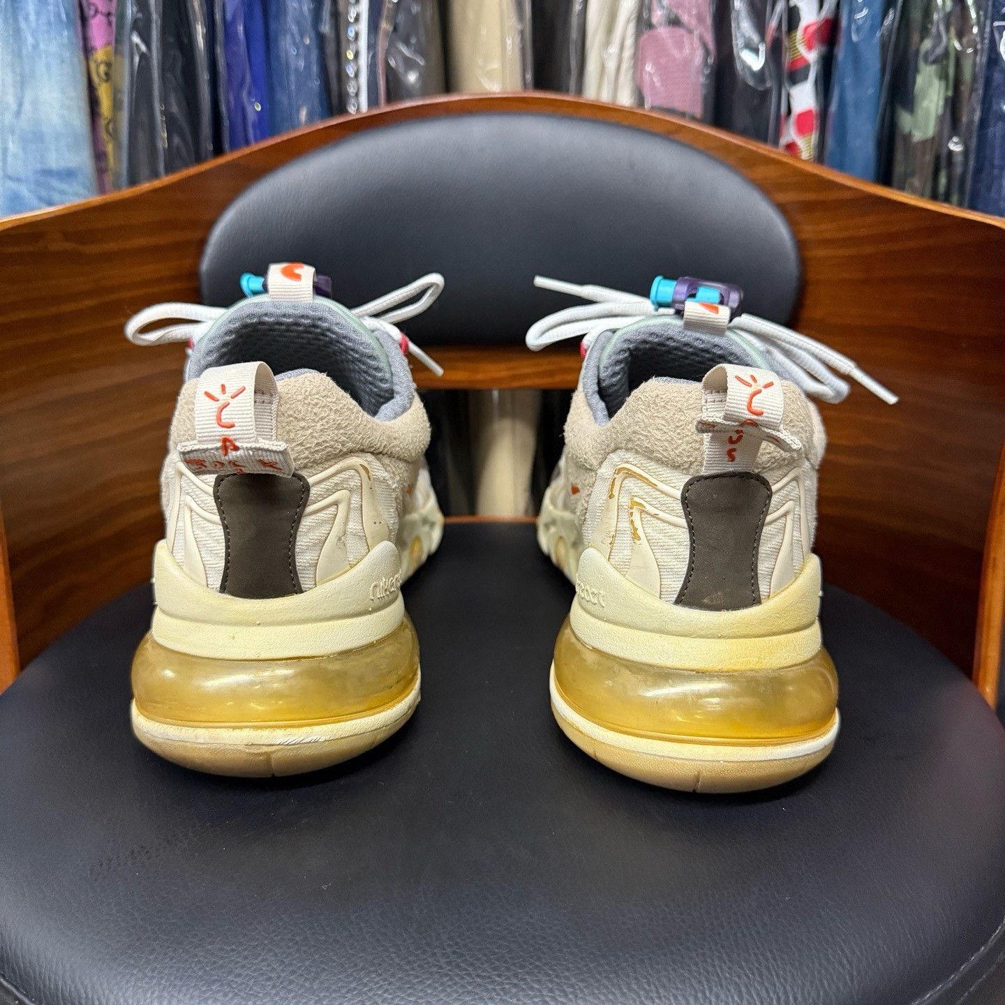 Nike Nike MAX270 Collab Yellow Lowtop Sneakers 44 Men Size US 10.5 / EU 43-44 - 3 Thumbnail