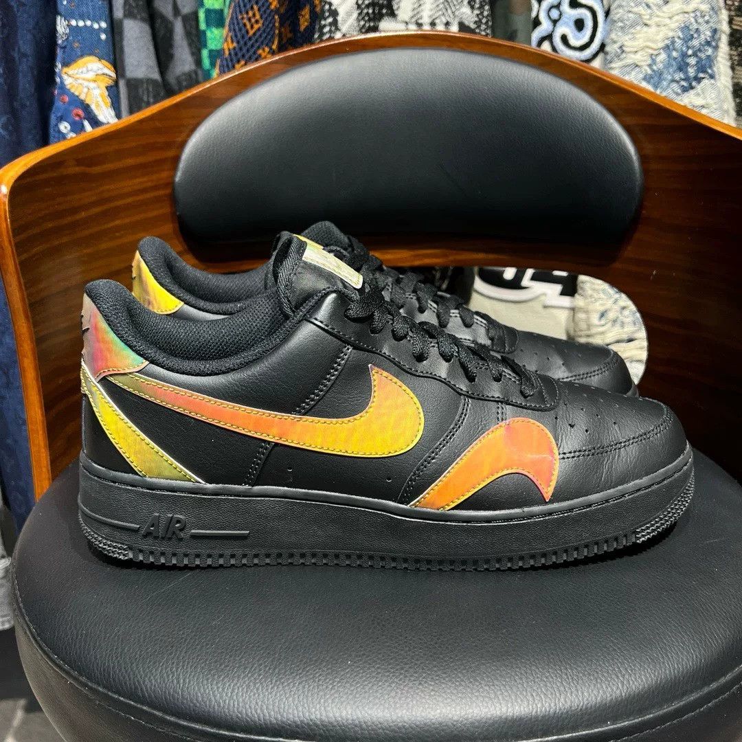 Nike Nike AF1 Black Lowtop Sneakers 44.5 Men Size US 11 / EU 44 - 6 Thumbnail