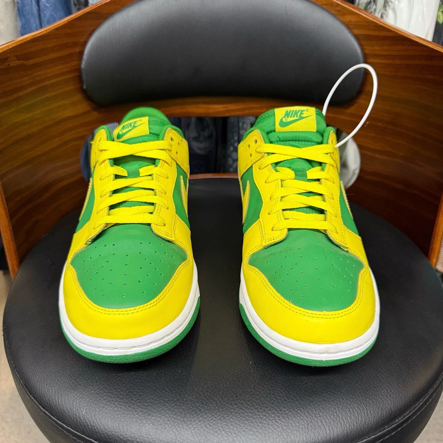Nike Nike DUNK Yellow Lowtop Sneakers 44.5 Men Size US 11 / EU 44 - 2 Thumbnail
