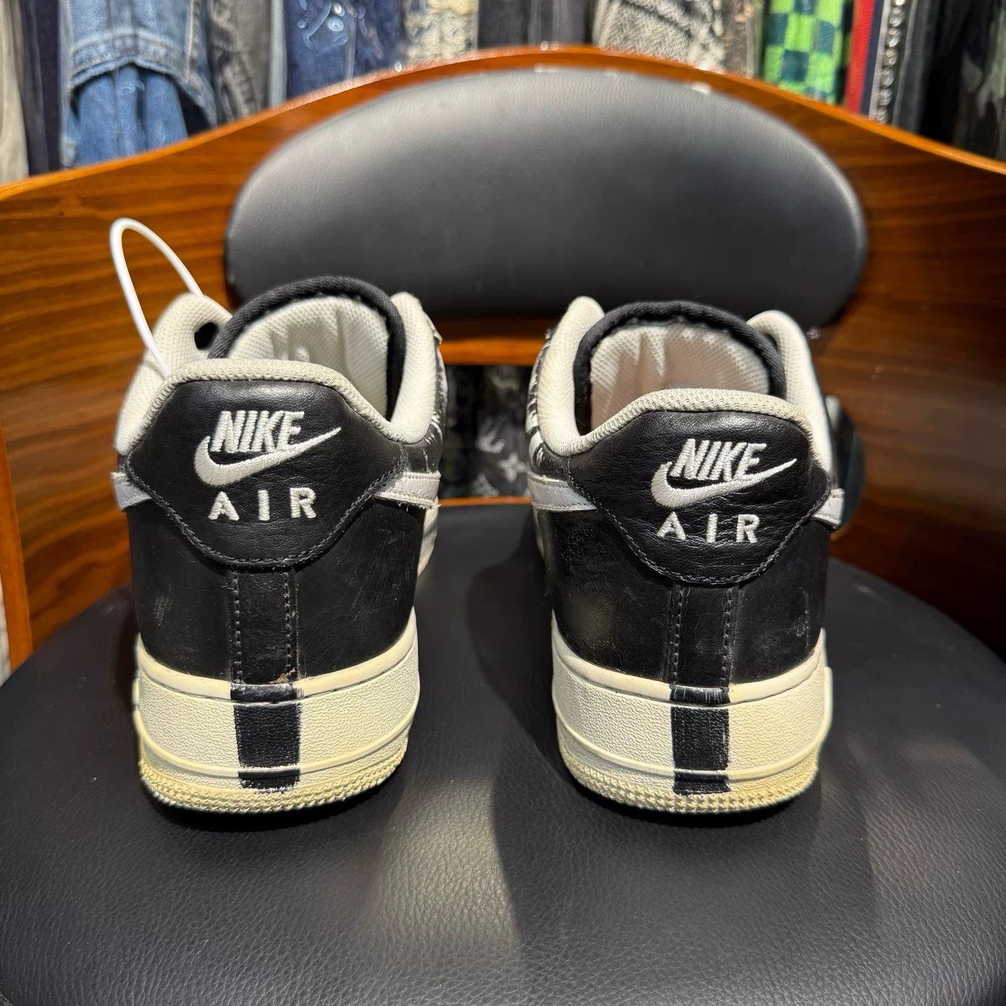 Nike Nike AF1 Black Lowtop Sneakers 46 Men Size US 12 / EU 45 - 3 Thumbnail