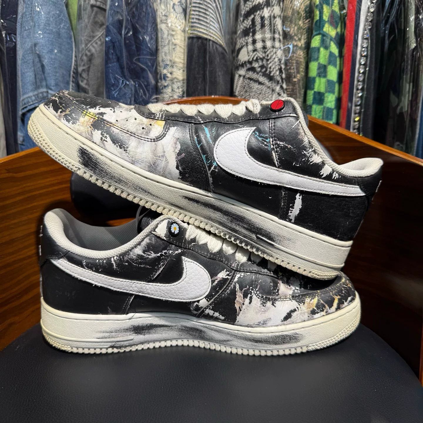 Nike Nike AF1 Black Lowtop Sneakers 46 Men Size US 12 / EU 45 - 7 Thumbnail