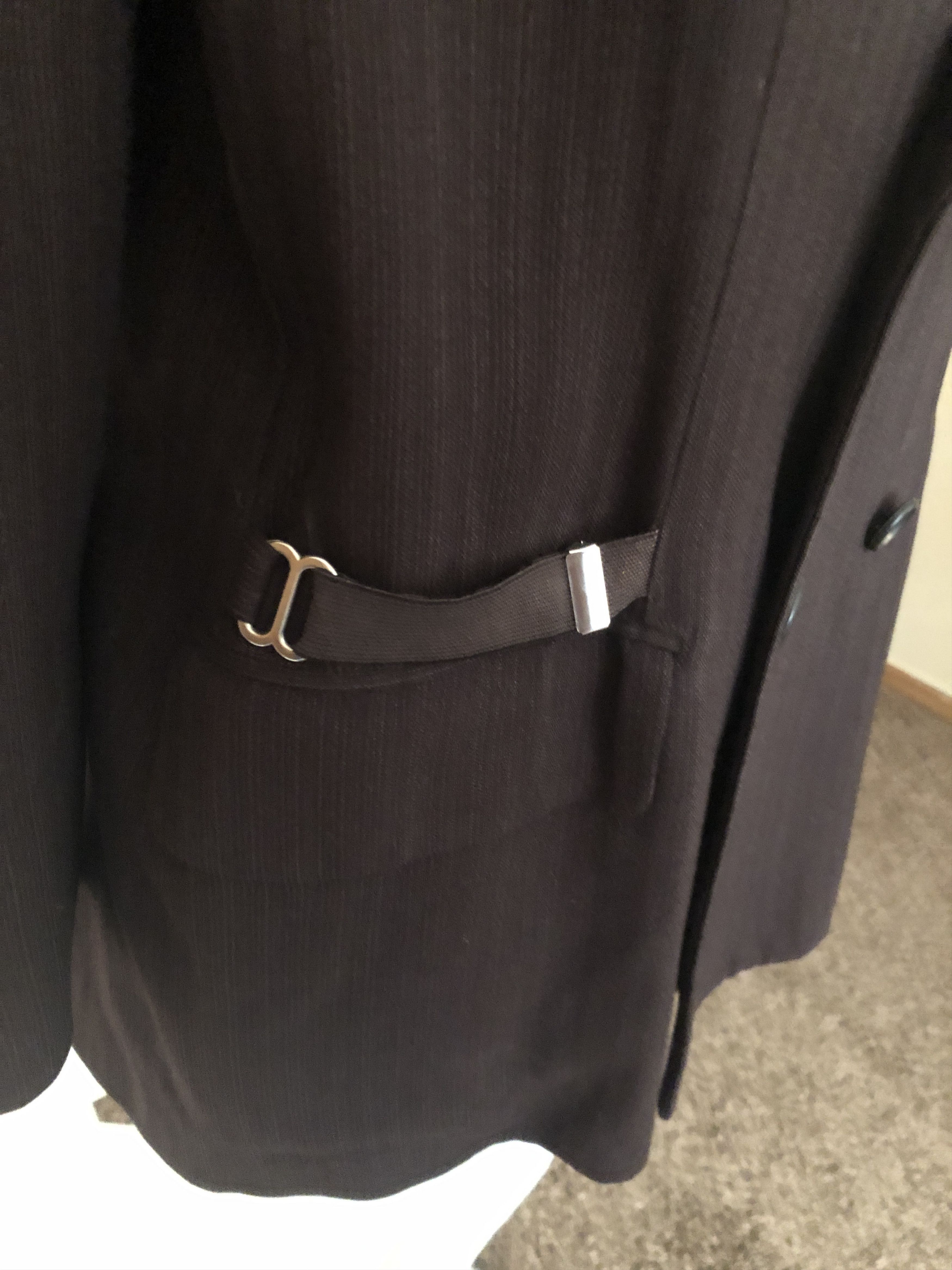 Yohji Yamamoto Yohji Yamamoto x Vintage Pour Homme Blazer w/ Side Garters Size 42R - 4 Thumbnail