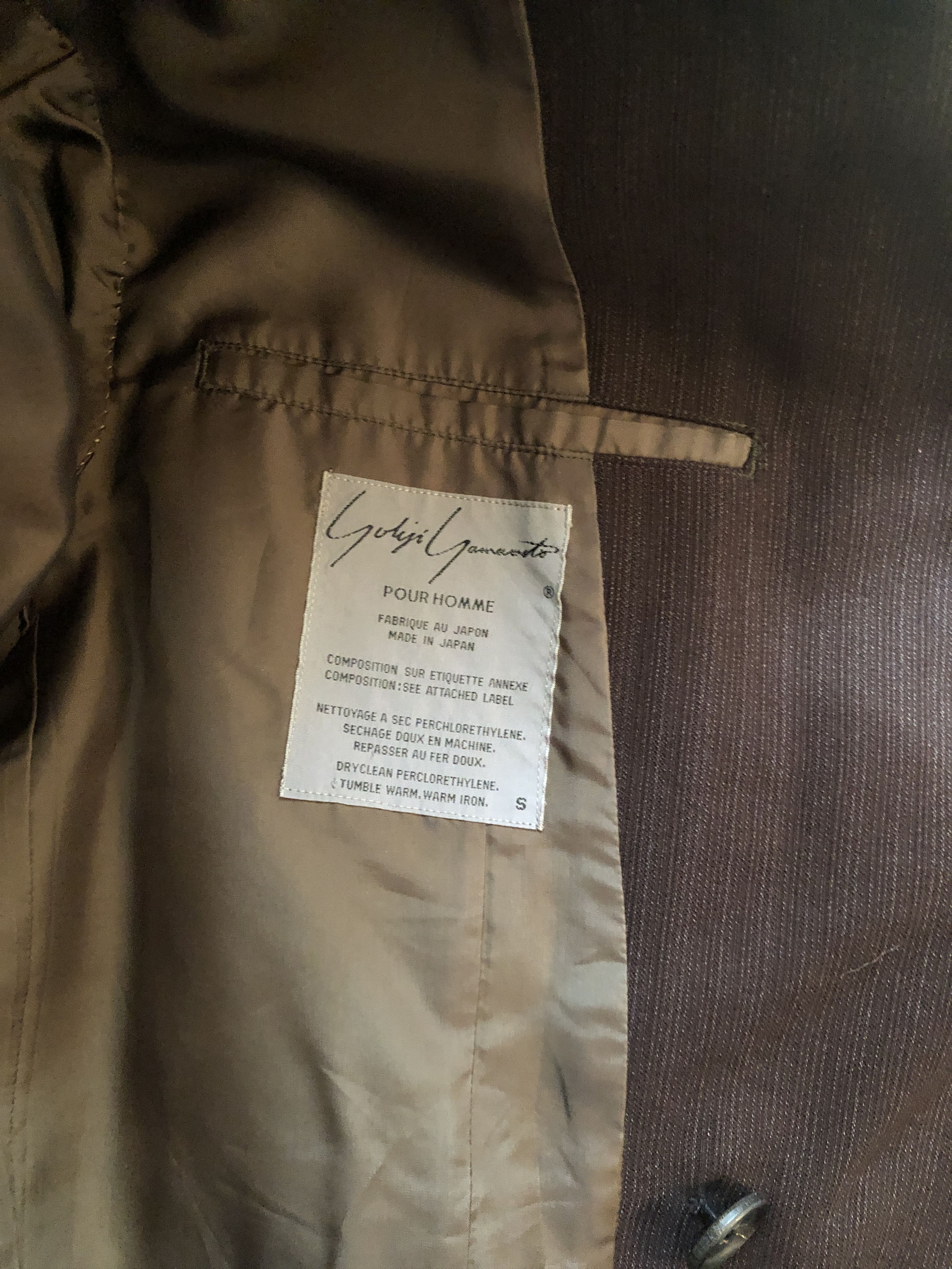Yohji Yamamoto Yohji Yamamoto x Vintage Pour Homme Blazer w/ Side Garters Size 42R - 7 Thumbnail