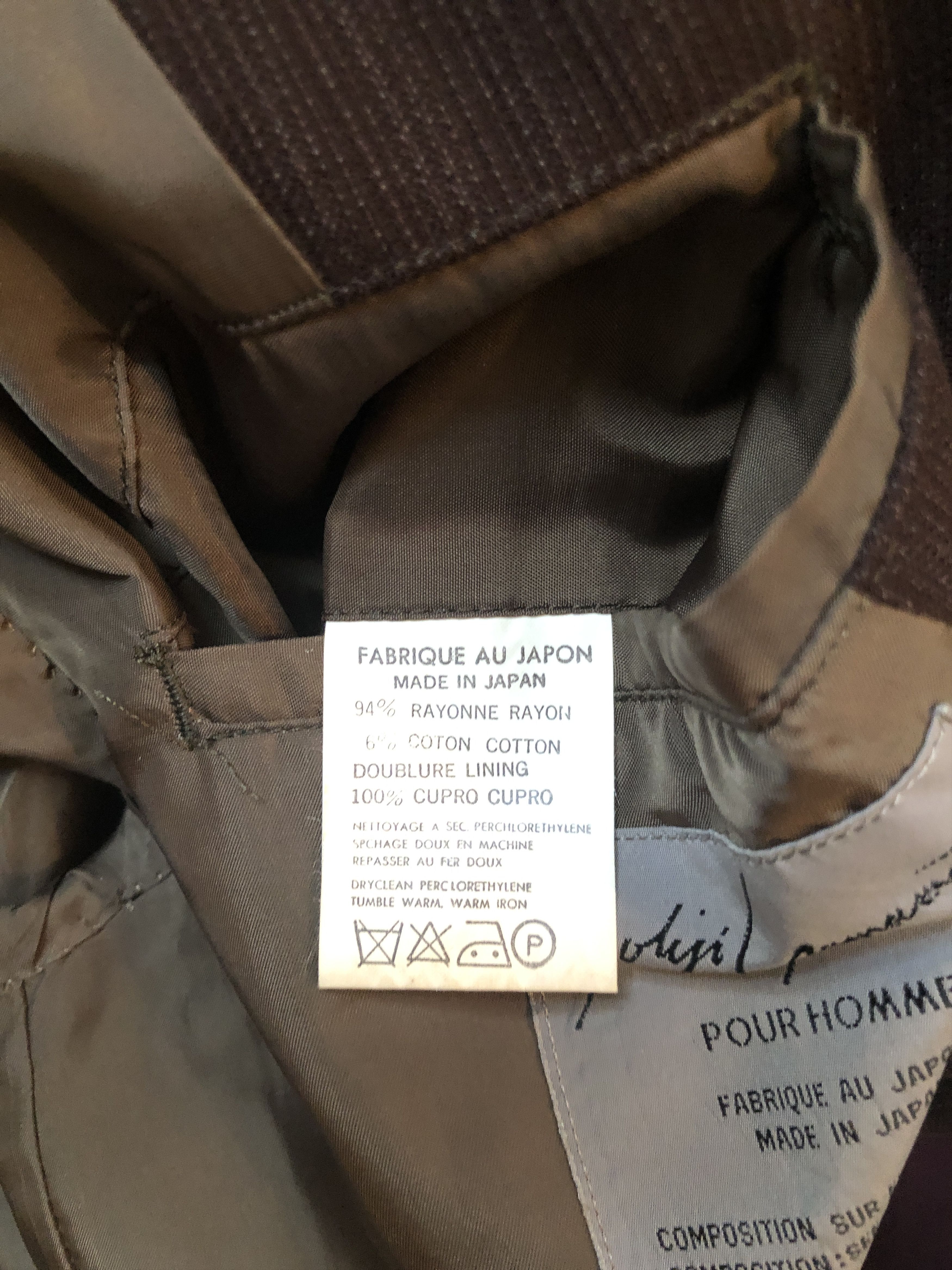 Yohji Yamamoto Yohji Yamamoto x Vintage Pour Homme Blazer w/ Side Garters Size 42R - 8 Thumbnail