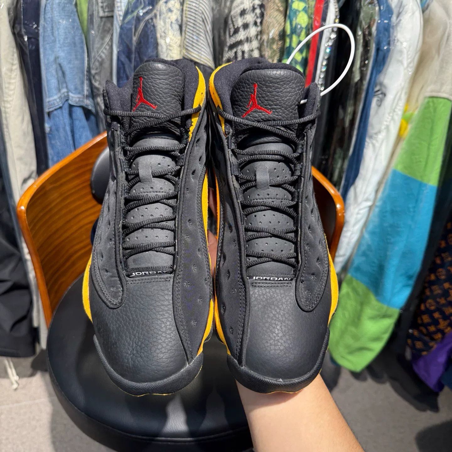 Nike Nike AJ13 Black Lowtop Sneakers 43 Men Size US 10 / EU 43 - 5 Thumbnail