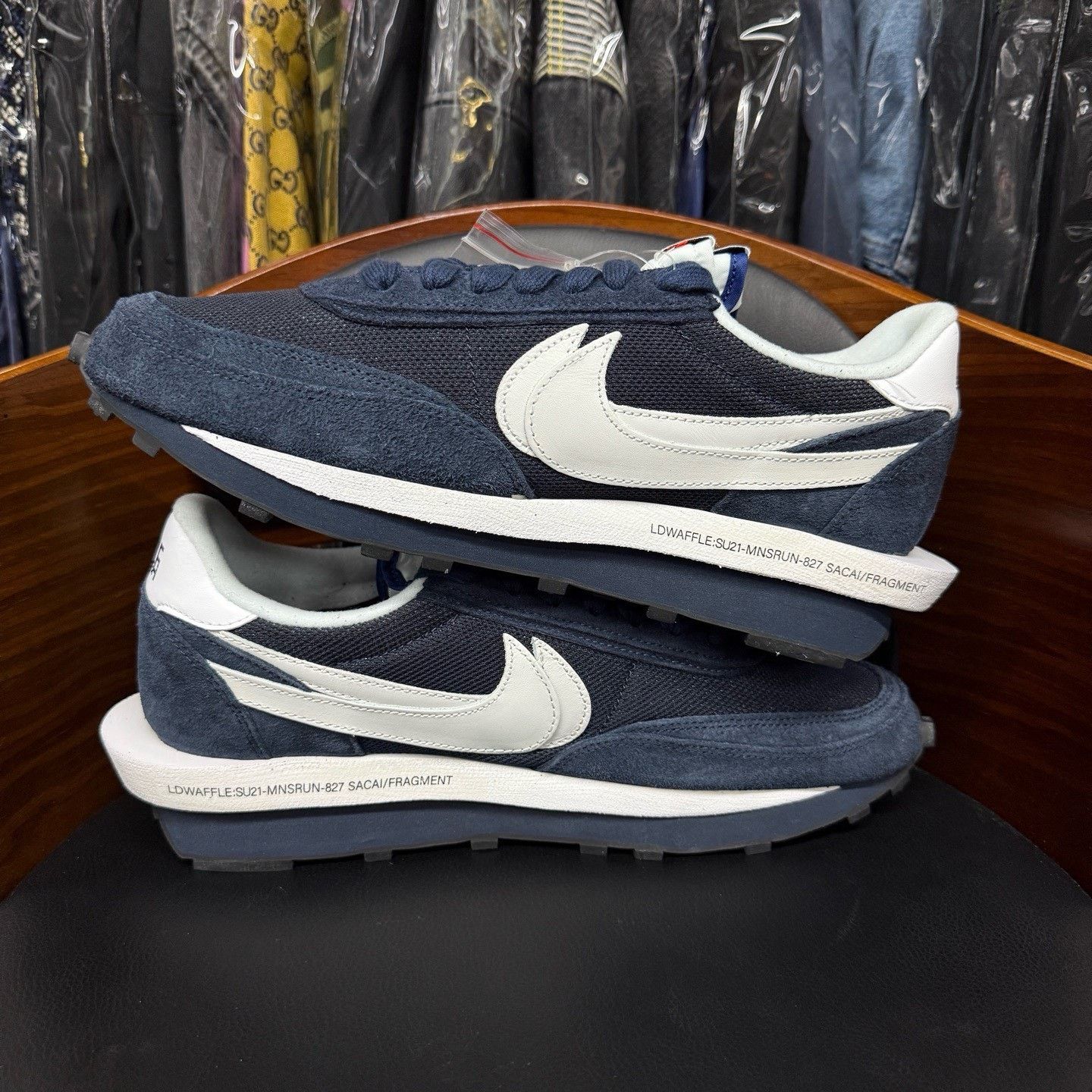 Nike Nike SACAI Collab Blue Lowtop Sneakers 45 Men Size US 11.5 / EU 44-45 - 7 Thumbnail