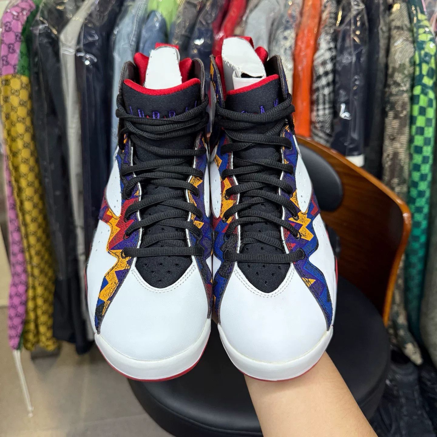 Nike Nike AJ7 White Lowtop Sneakers 40 Men Size US 7.5 / EU 40-41 - 5 Thumbnail