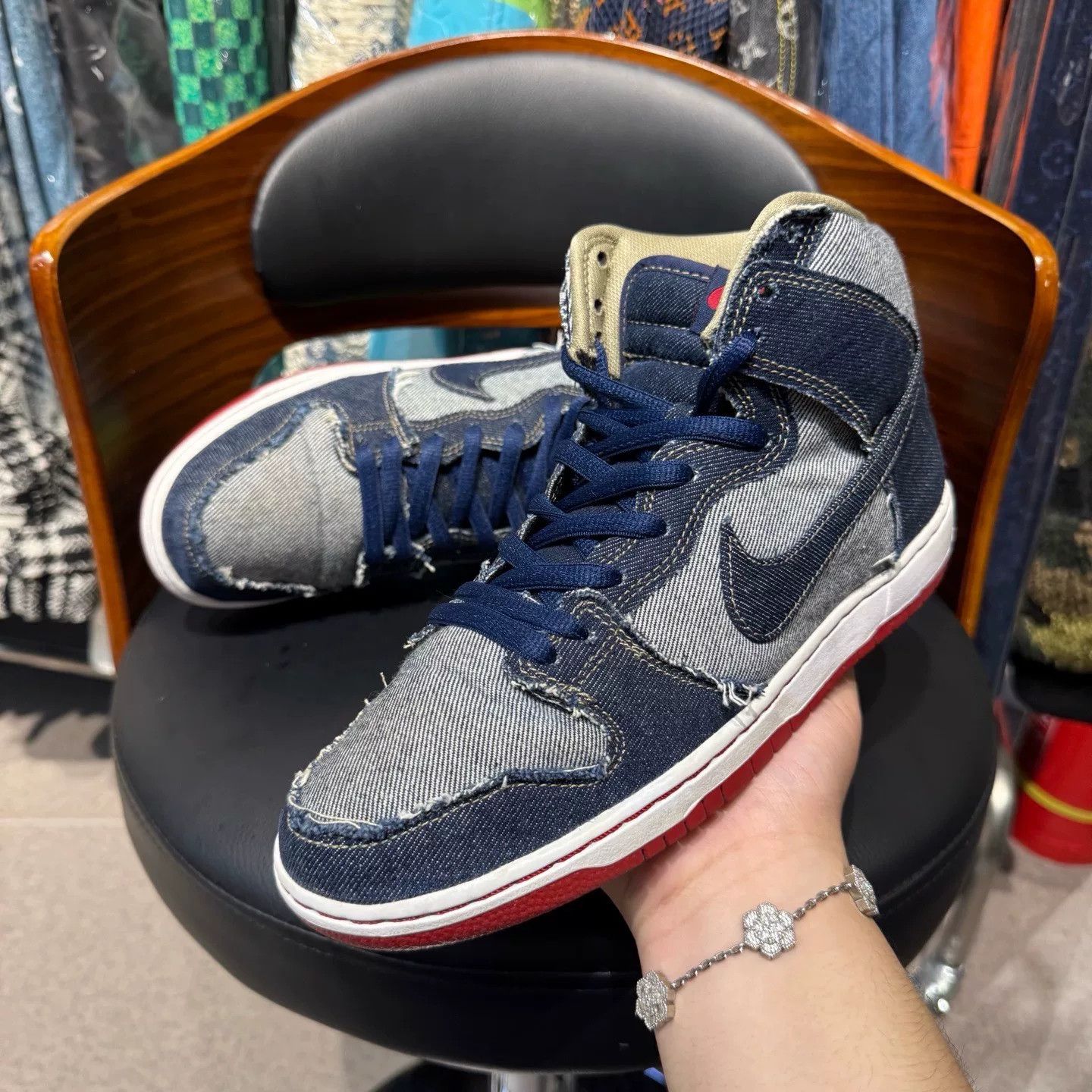 Nike Nike DUNK Denim Lowtop Sneakers 42 Men Size US 9 / EU 42 - 5 Thumbnail