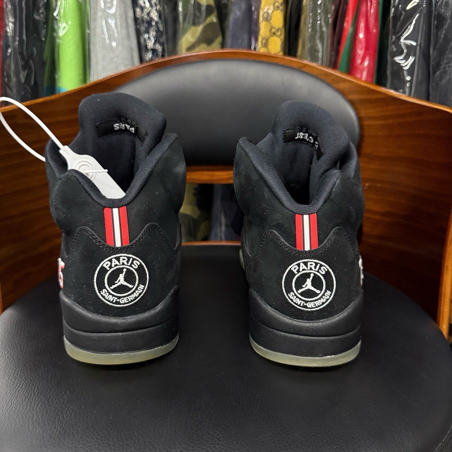 Nike Nike AJ5 Embroidered Black Lowtop Sneakers 43 Men Size US 10 / EU 43 - 3 Thumbnail