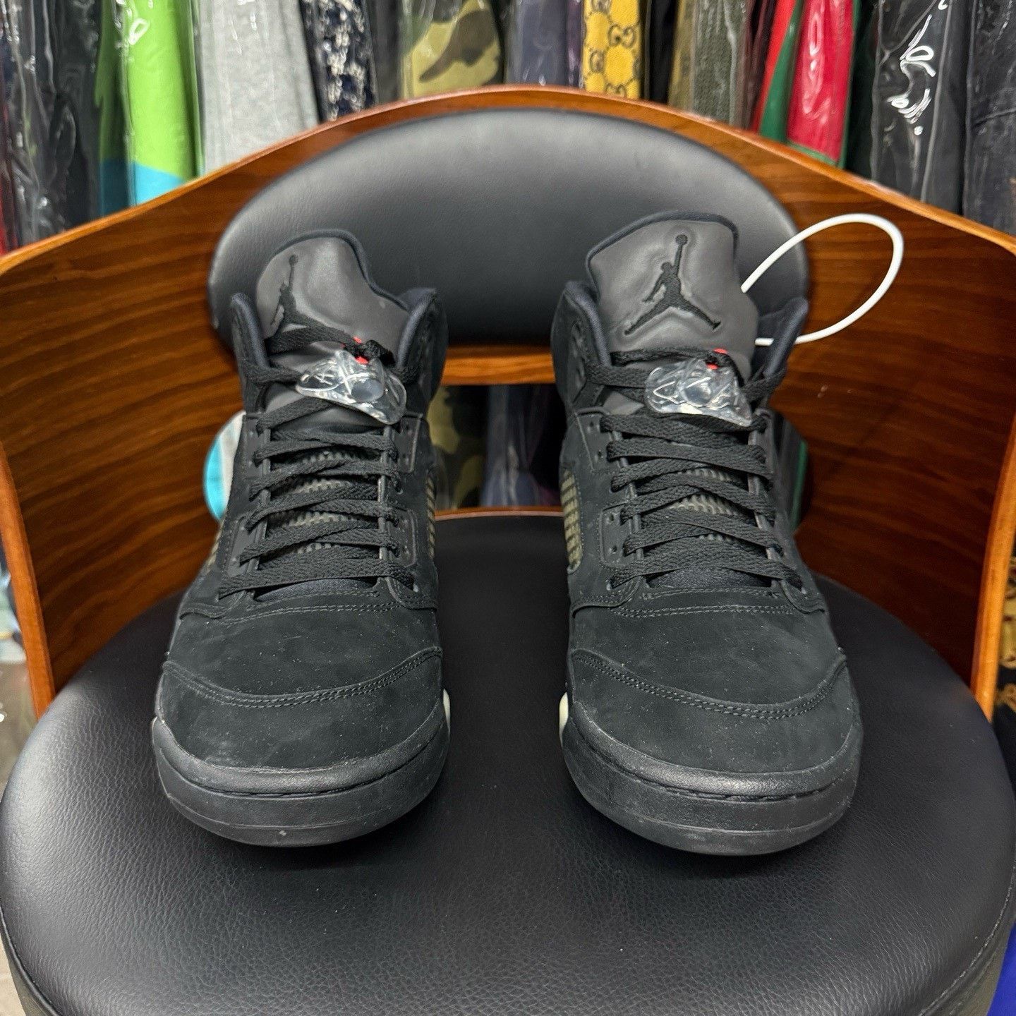 Nike Nike AJ5 Embroidered Black Lowtop Sneakers 43 Men Size US 10 / EU 43 - 2 Thumbnail