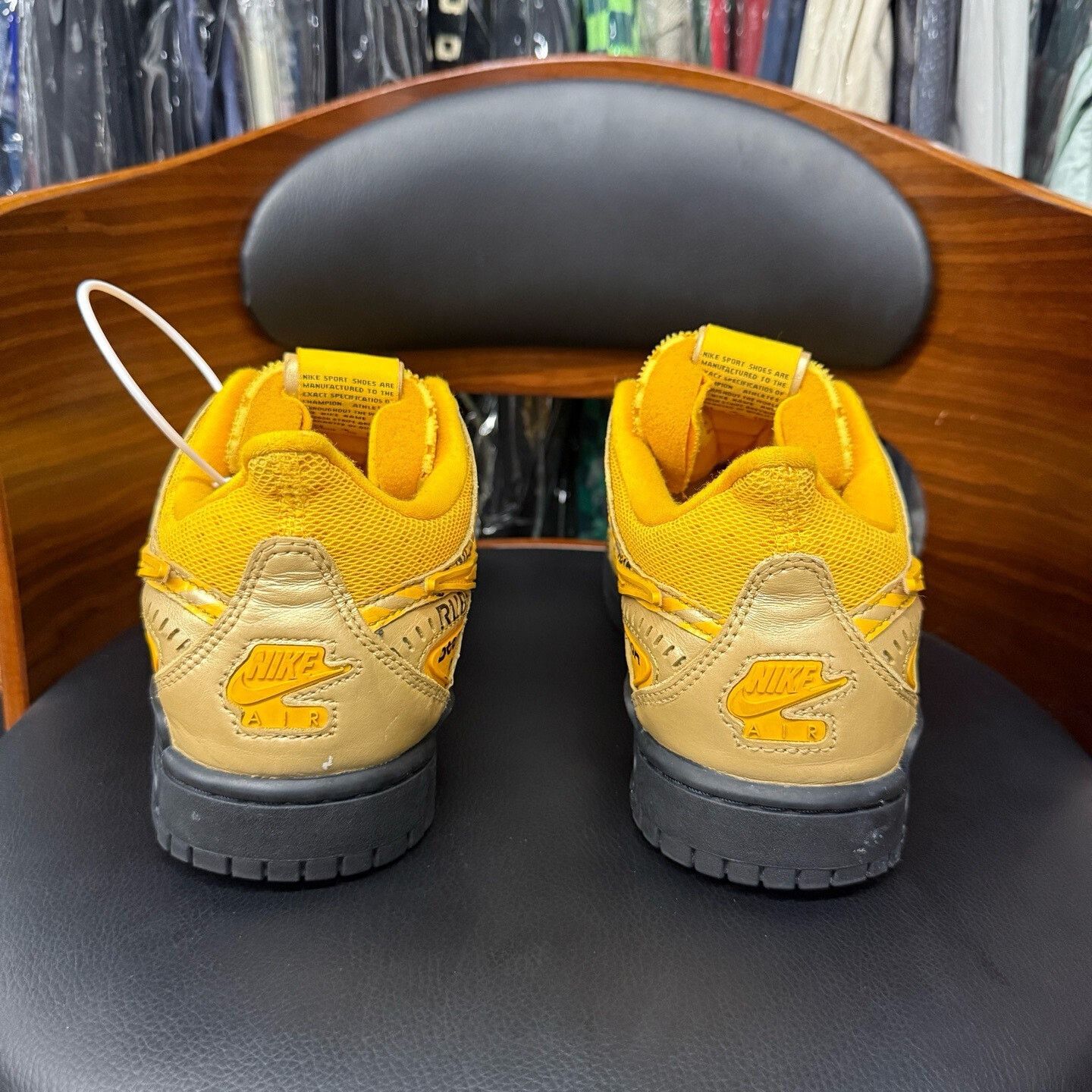 Off-White Off-White DUNK Collab Black Lowtop Sneakers 43 Men Size US 10 / EU 43 - 3 Thumbnail