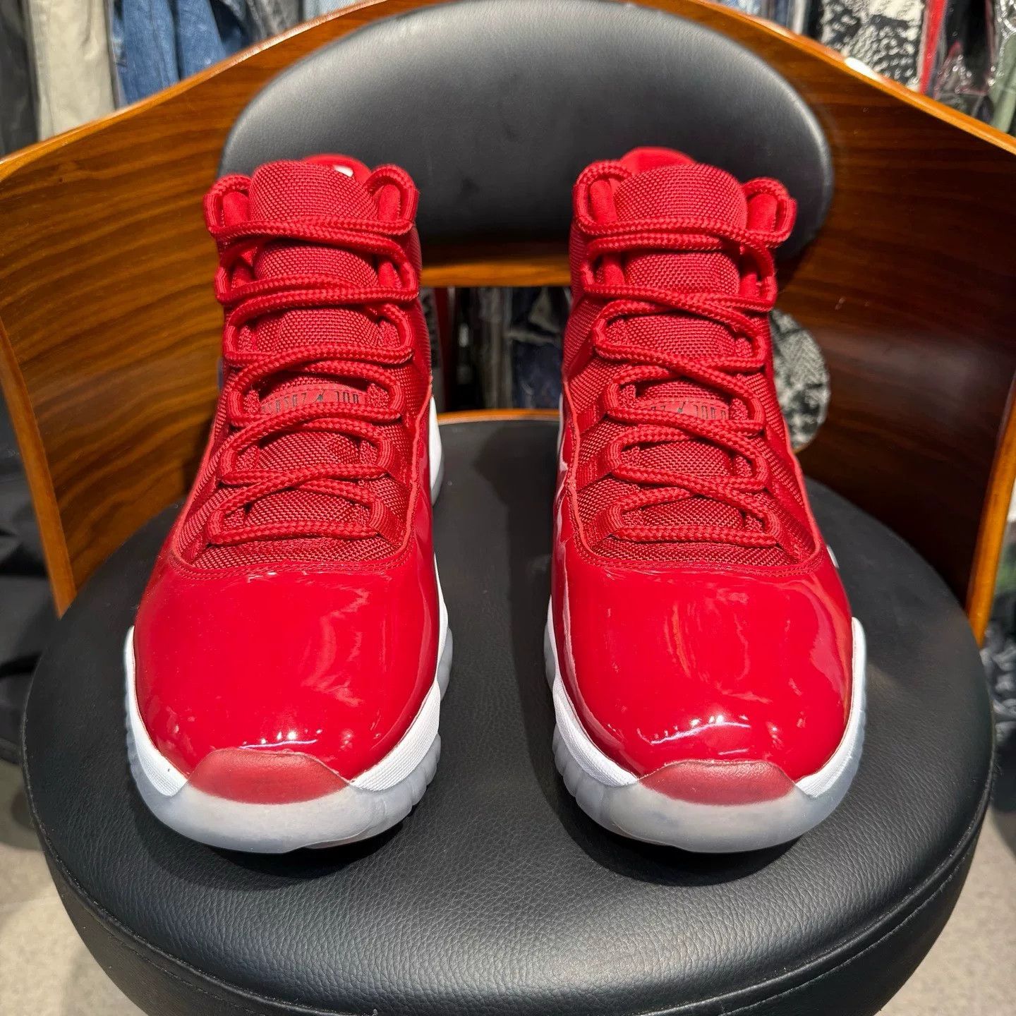 Nike Nike AJ11 Red Lowtop Sneakers 46 Men Size US 12 / EU 45 - 2 Thumbnail