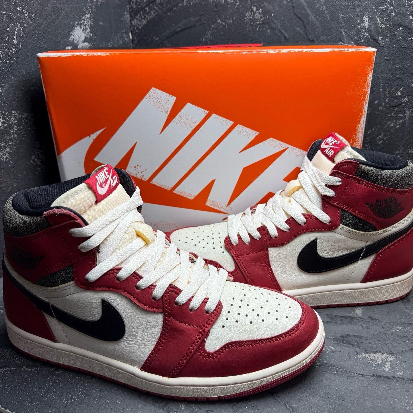 Nike Nike Distressed Red Lowtop Sneakers 43 Men Size US 10 / EU 43 - 7 Thumbnail