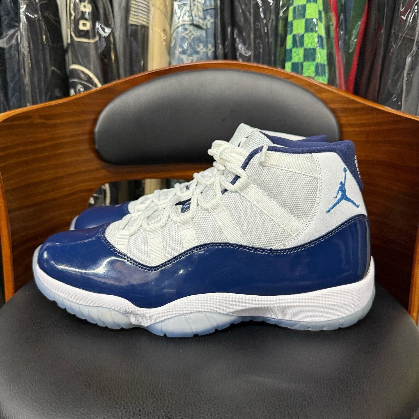 Nike Nike AJ11 Blue Lowtop Sneakers 44.5 Men Size US 11 / EU 44 - 6 Thumbnail