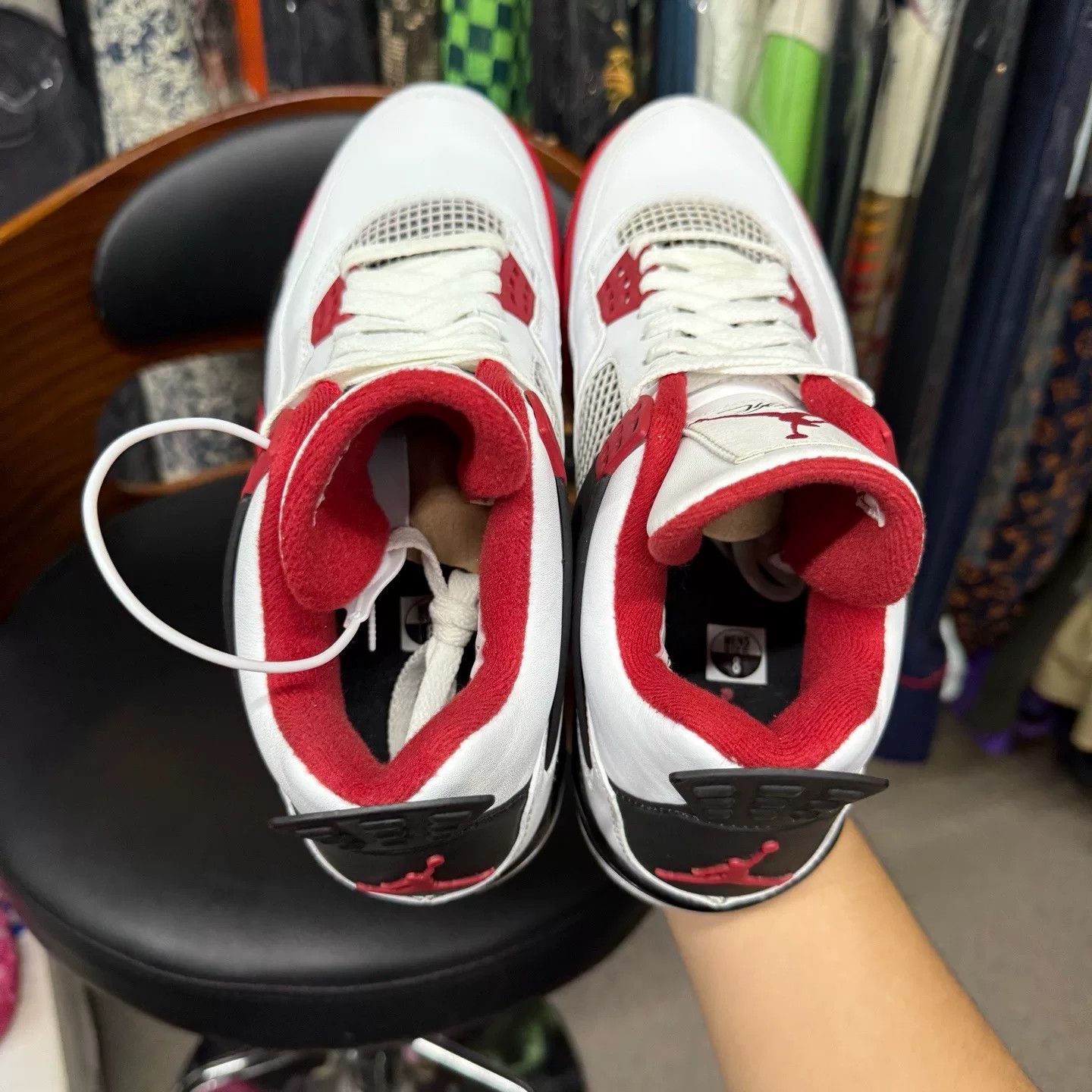 Nike Nike AJ4 Red Lowtop Sneakers 41 Men Size US 8.5 / EU 41-42 - 8 Thumbnail
