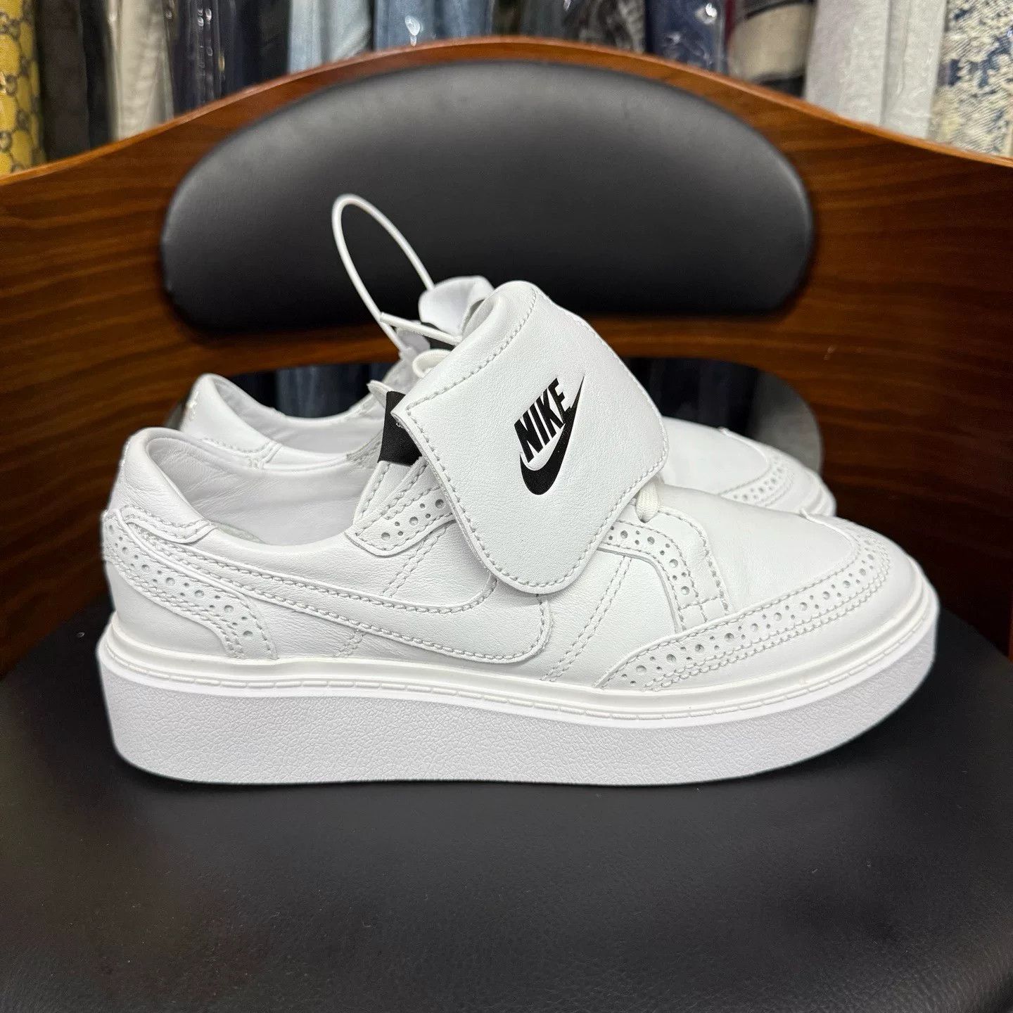 Nike Nike White Lowtop Sneakers 39 Men Size US 6.5 / EU 39-40 - 4 Thumbnail