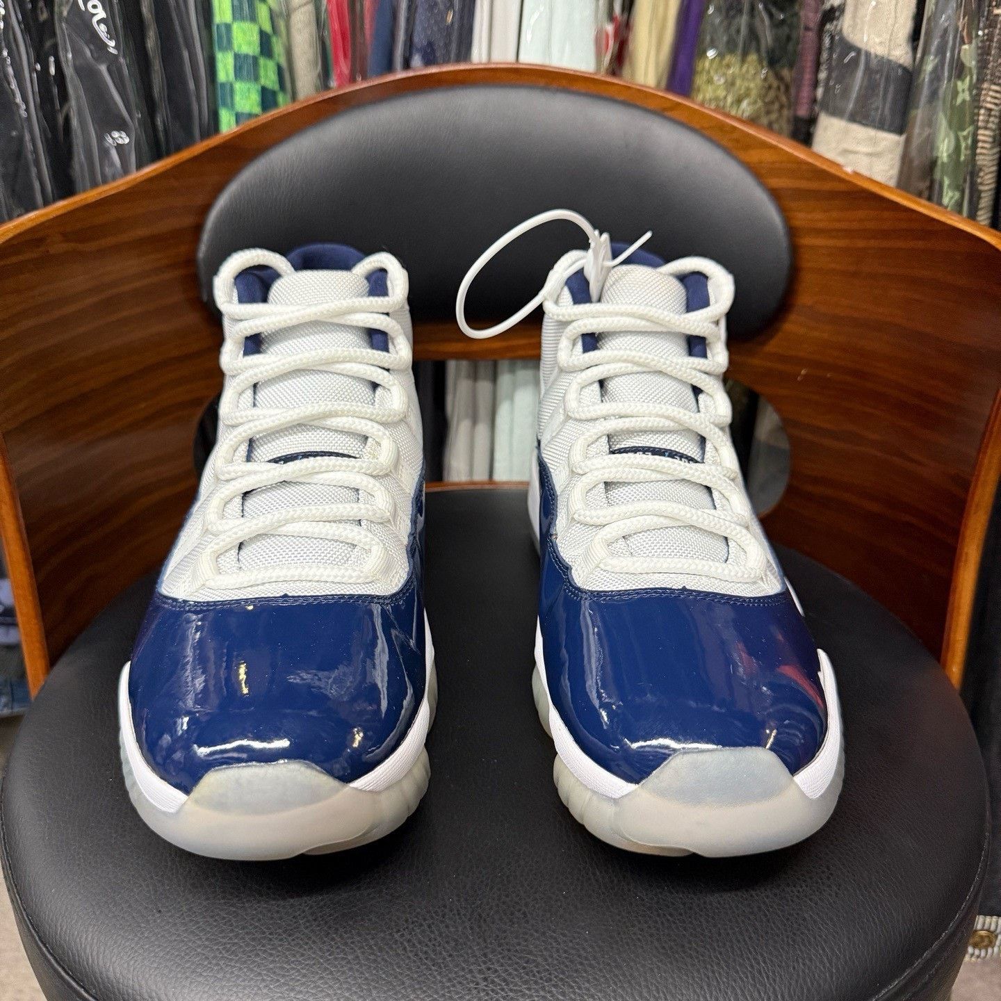 Nike Nike AJ11 Blue Lowtop Sneakers 45.5 Men Size US 12 / EU 45 - 2 Thumbnail