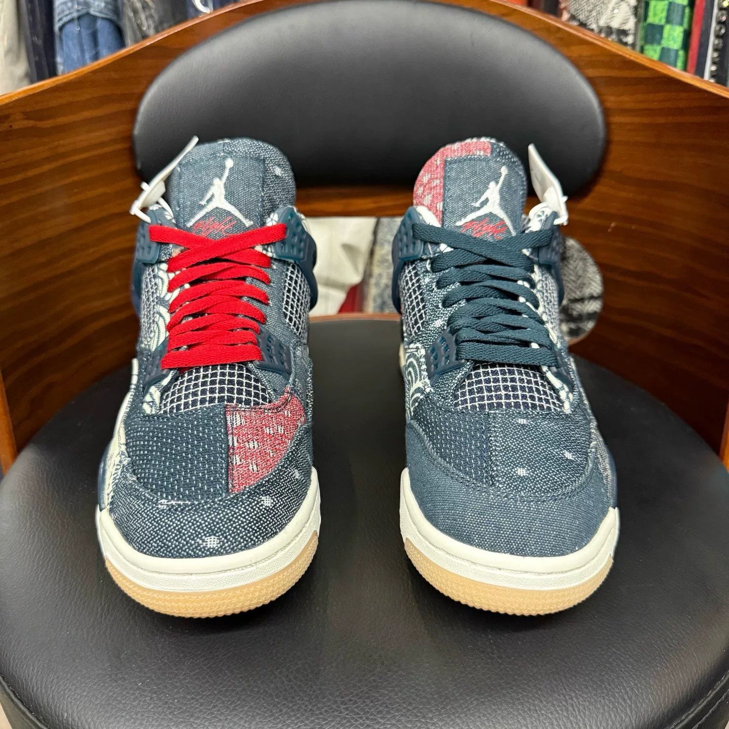 Nike Nike AJ4 Denim Lowtop Sneakers 40 Men Size US 7.5 / EU 40-41 - 2 Thumbnail