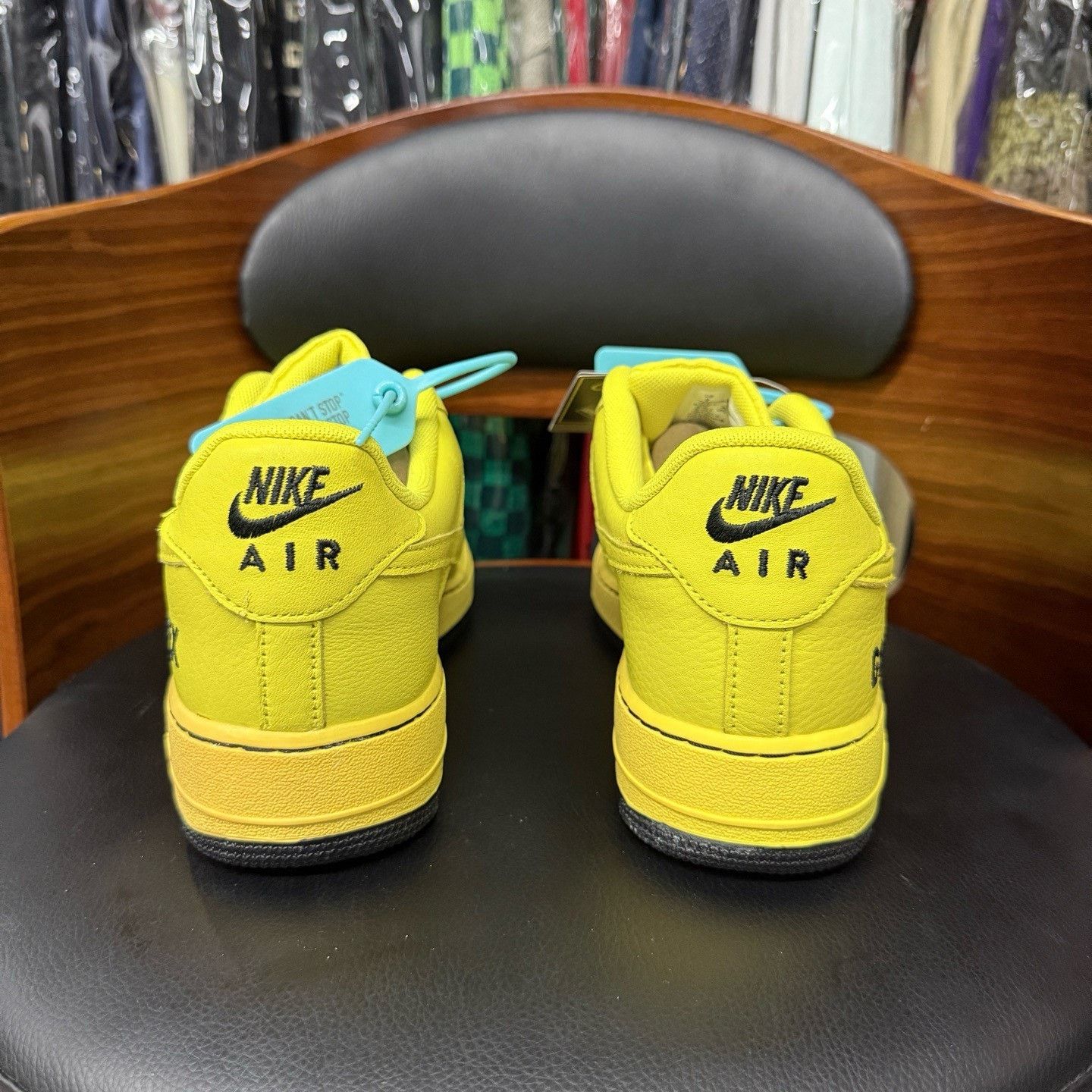 Nike Nike AF1 Yellow Lowtop Sneakers 42 Men Size US 9 / EU 42 - 3 Thumbnail