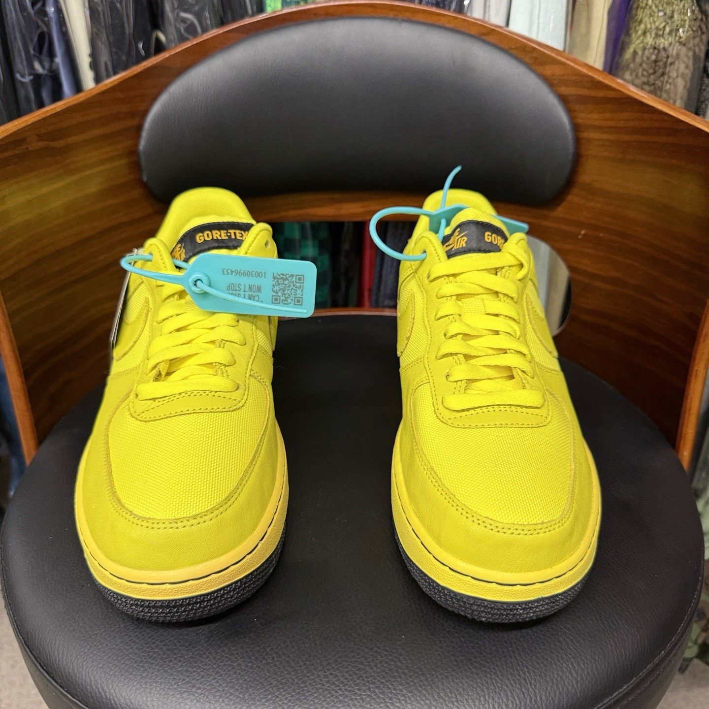 Nike Nike AF1 Yellow Lowtop Sneakers 42 Men Size US 9 / EU 42 - 2 Thumbnail
