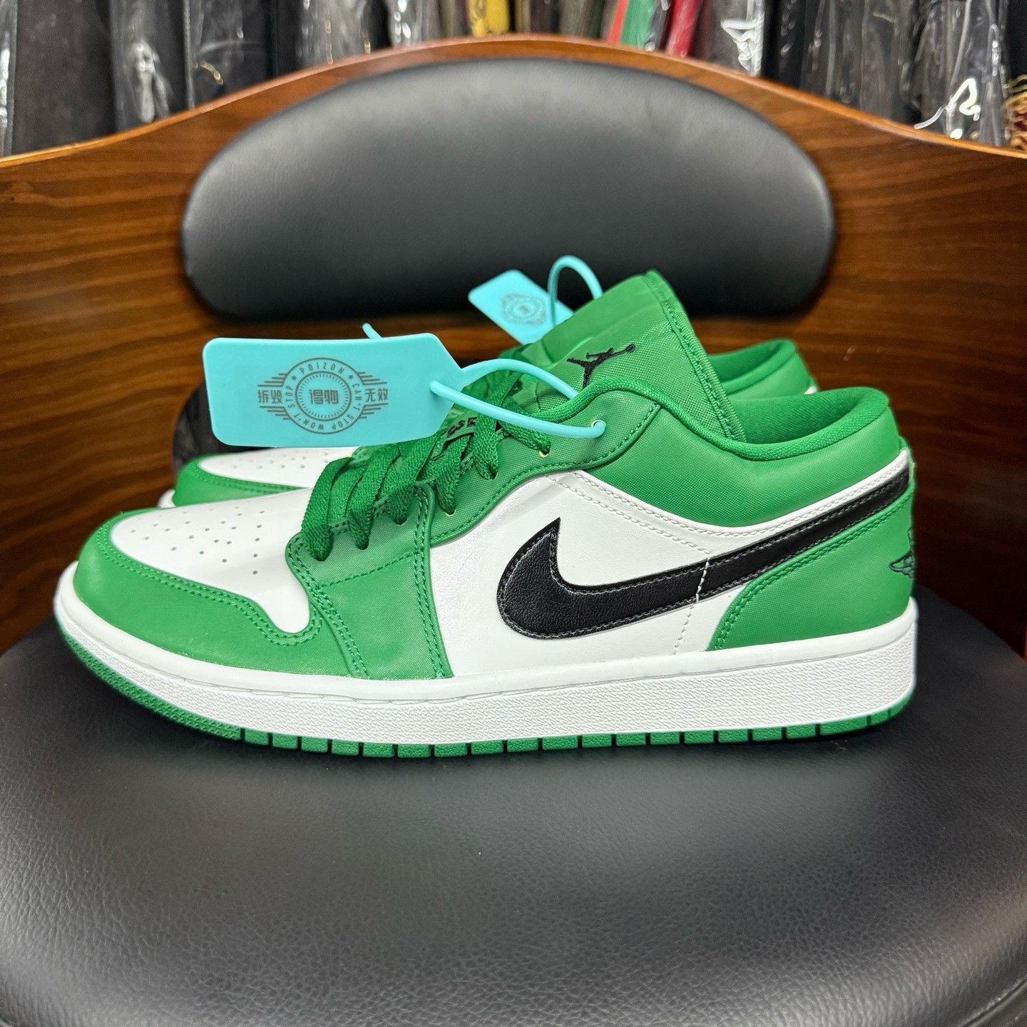 Nike Nike AJ1 Green Lowtop Sneakers 42 Men Size US 9 / EU 42 - 6 Thumbnail