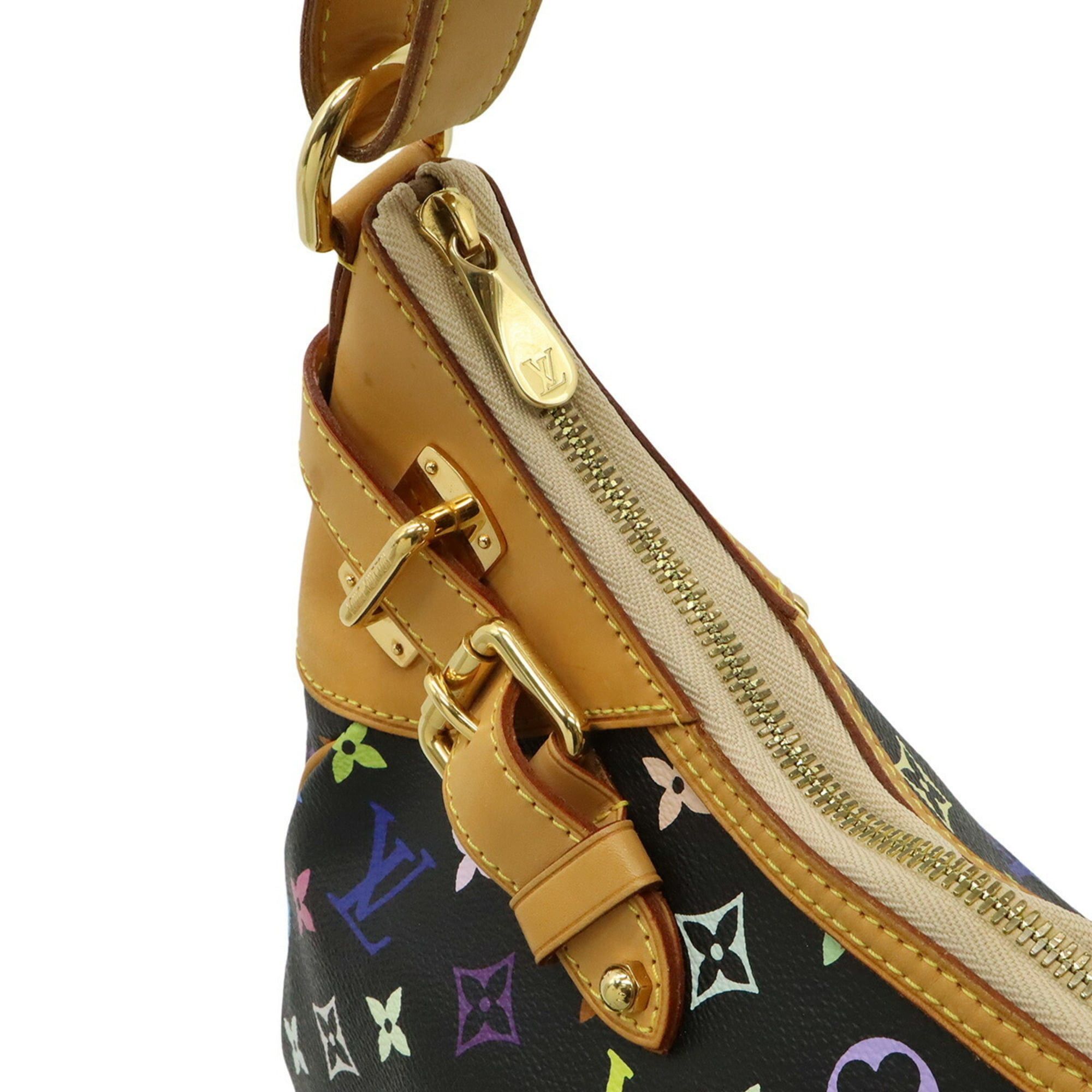 Louis Vuitton Louis Vuitton Monogram Multicolor Greta Shoulder Bag Noir Black M40196 Size ONE SIZE - 7 Thumbnail