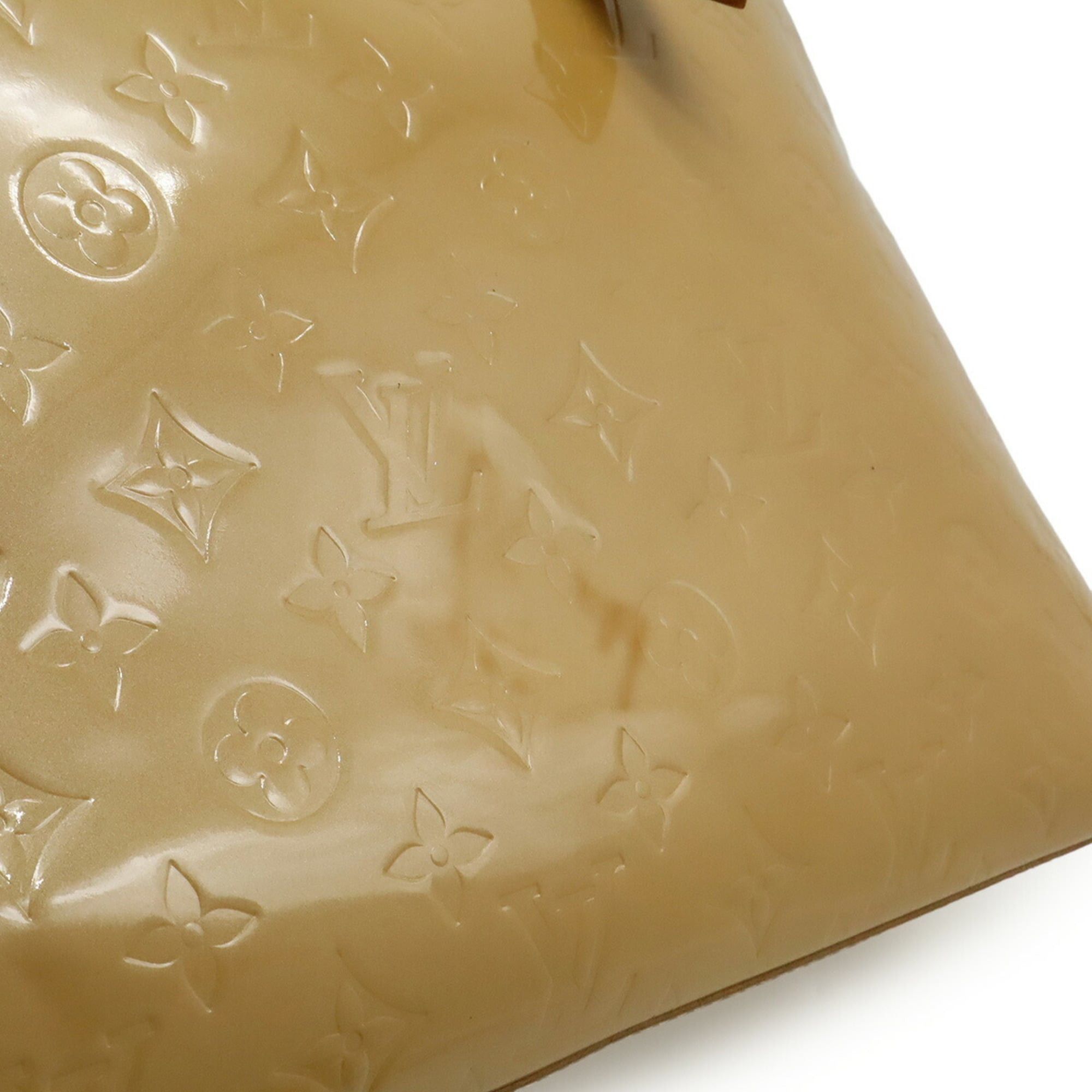 Louis Vuitton Louis Vuitton Monogram Vernis Brentwood Tote Bag Shoulder Enamel Patent Leather Noisette M91511 Size ONE SIZE - 10 Thumbnail