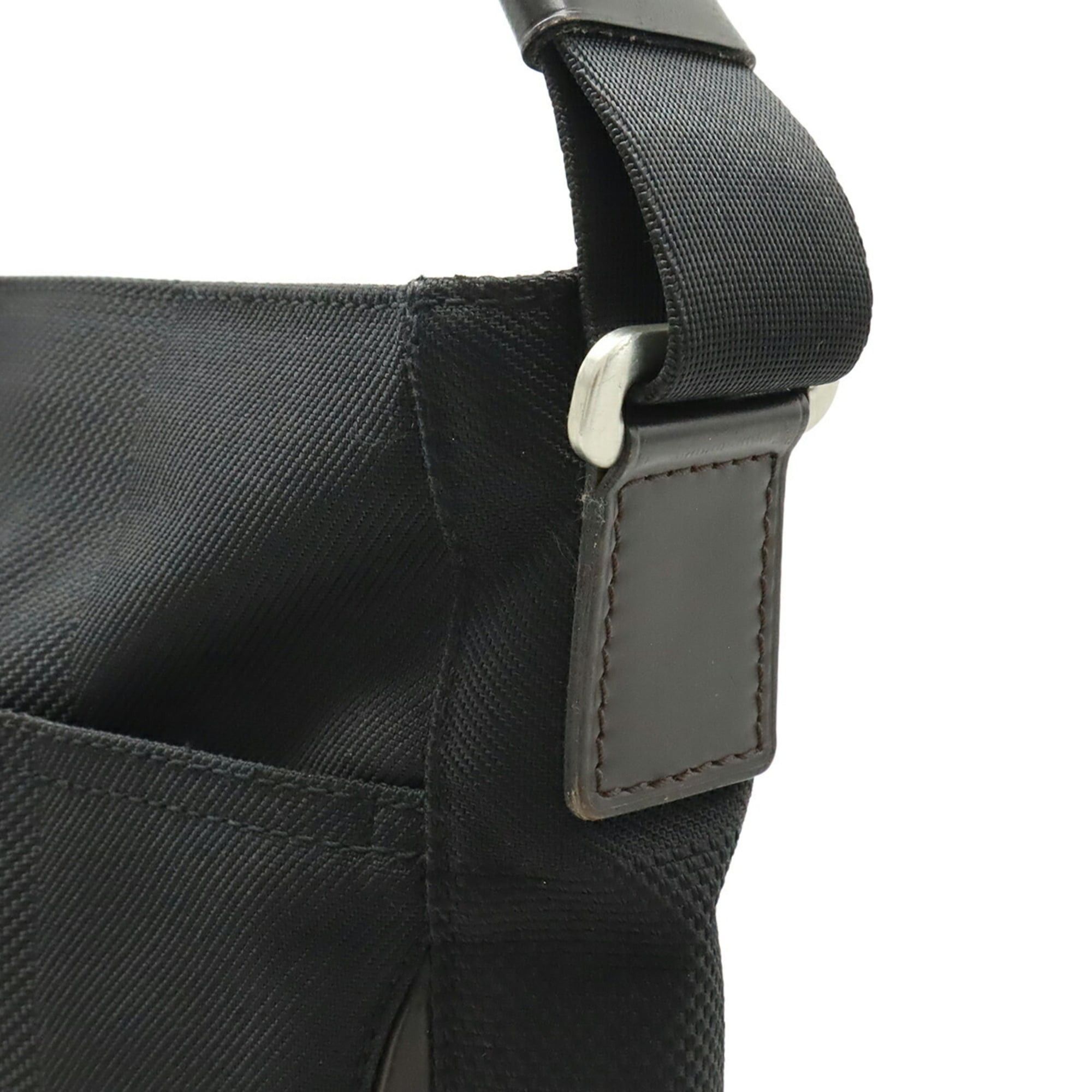 Louis Vuitton LOUIS VUITTON Damier Geant Companion Shoulder Bag, Noir (Black), M93047 Size ONE SIZE - 9 Thumbnail