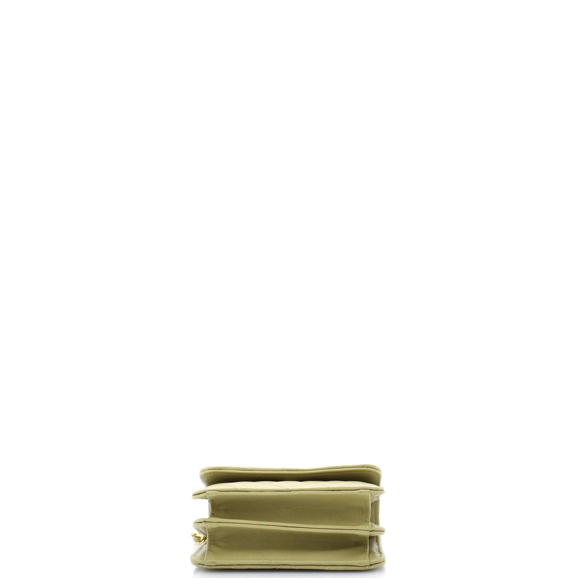 Chanel Woven Top Handle CC Flap Clutch on Chain Size ONE SIZE - 4 Thumbnail