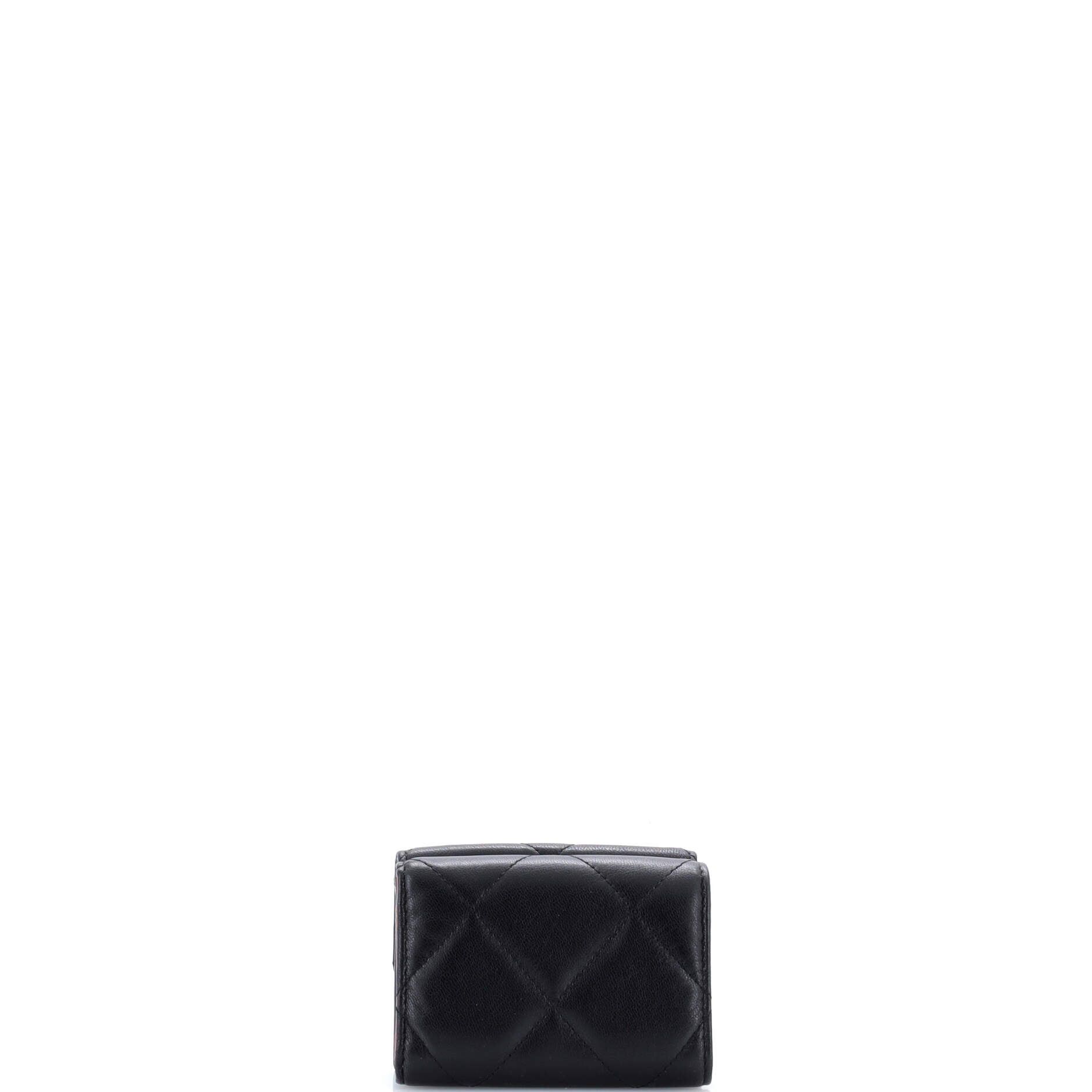 Chanel 19 Trifold Flap Wallet Size ONE SIZE - 3 Thumbnail