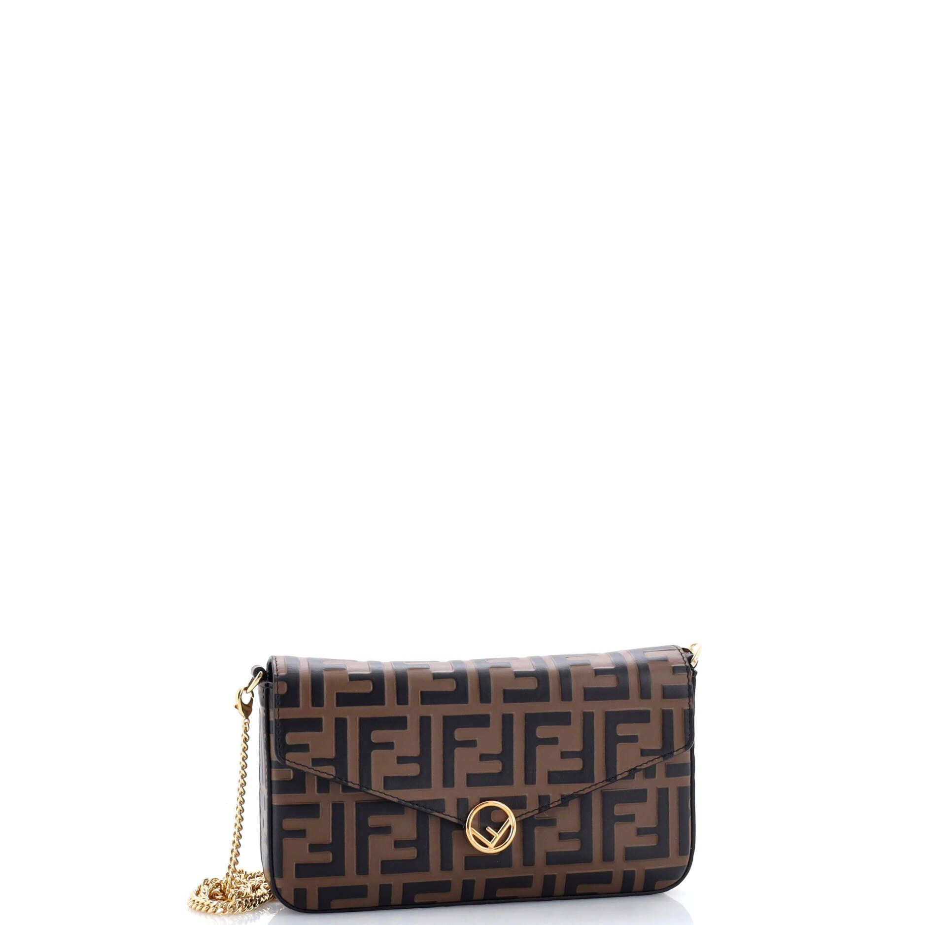 Fendi F is Envelope Clutch on Chain Size ONE SIZE - 3 Thumbnail