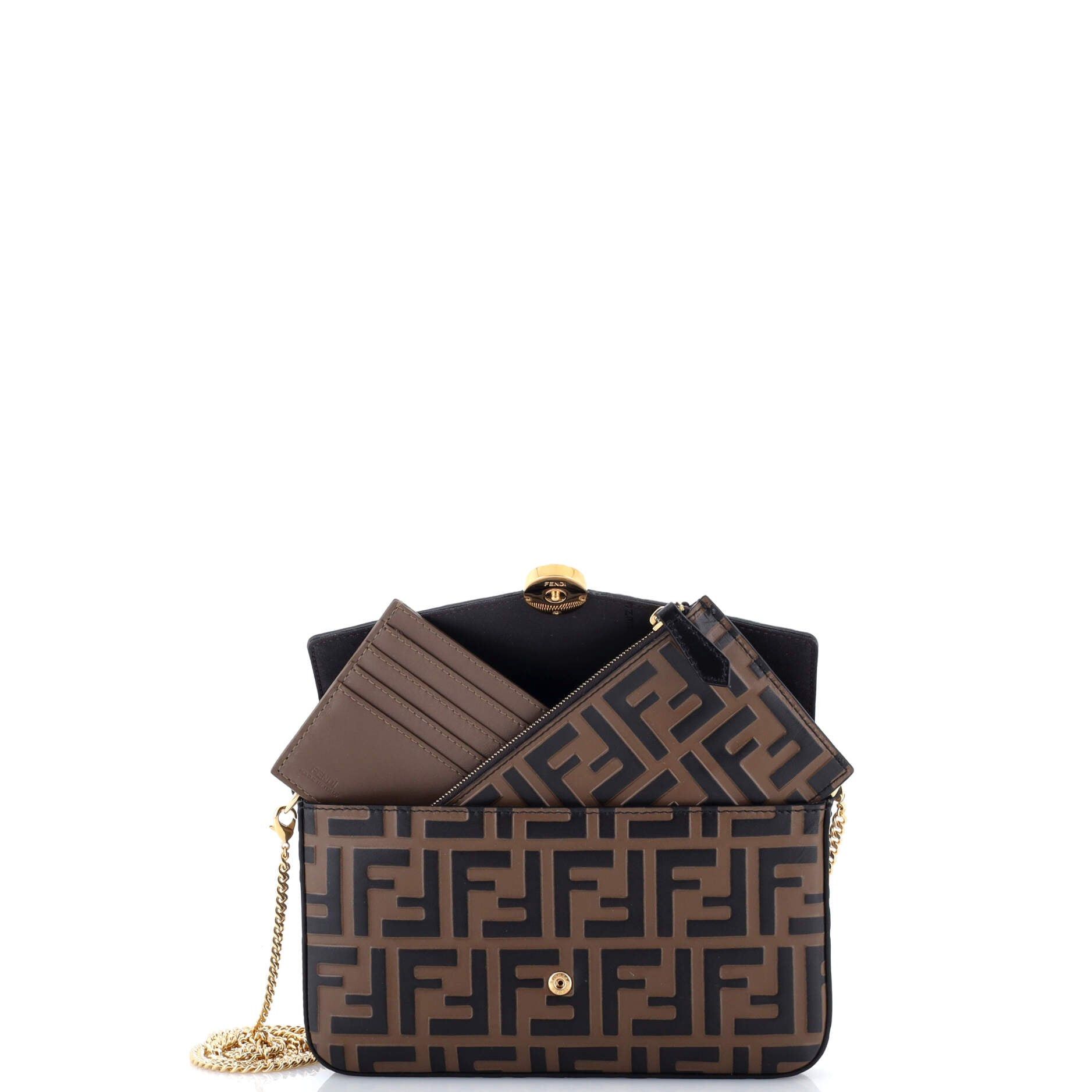 Fendi F is Envelope Clutch on Chain Size ONE SIZE - 2 Thumbnail