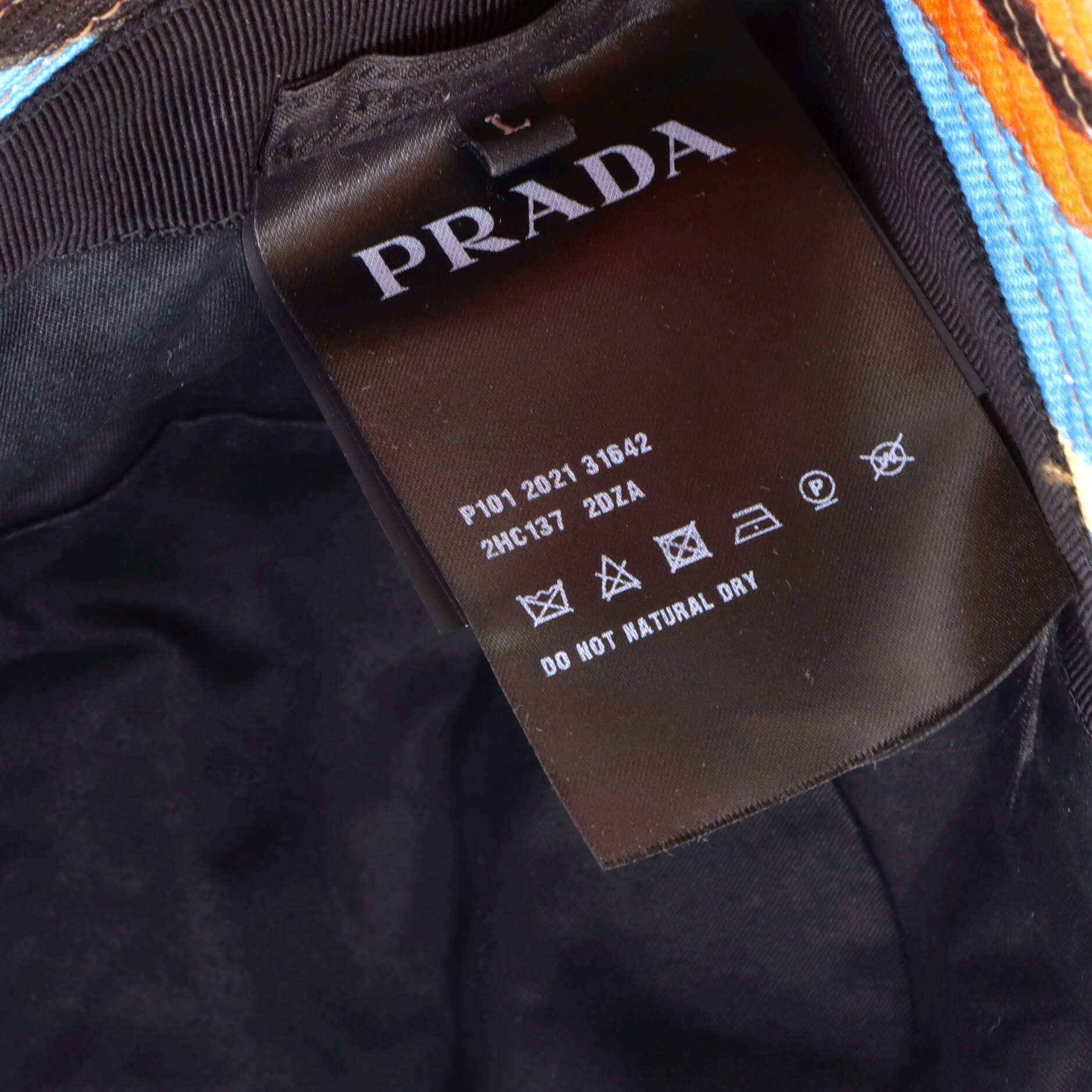 Prada Triangle Logo Bucket Hat Size ONE SIZE - 5 Thumbnail