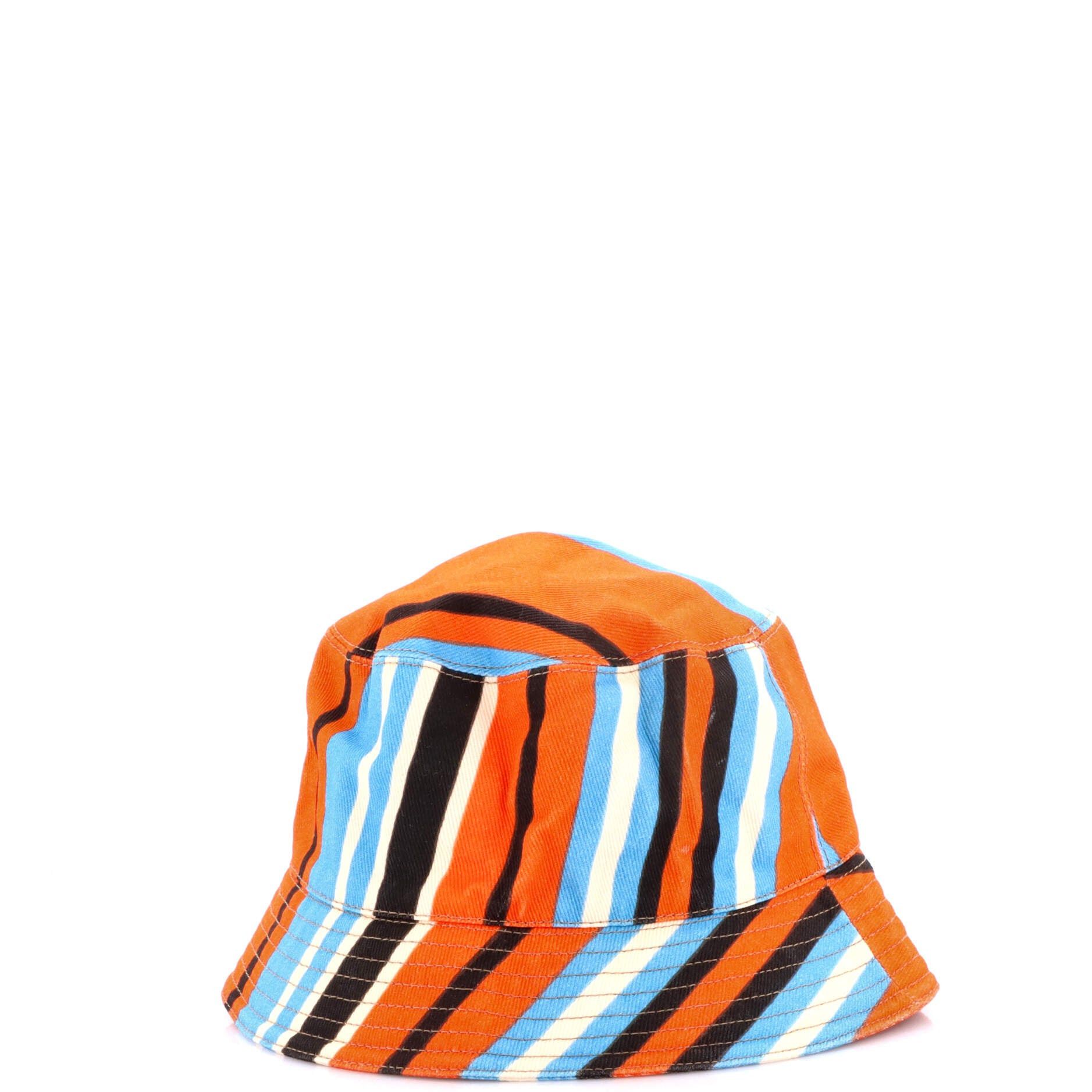 Prada Triangle Logo Bucket Hat Size ONE SIZE - 3 Thumbnail