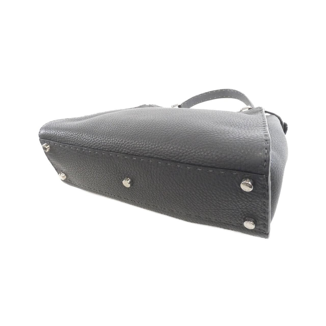 Fendi Fendi Fendi Selleria Peekaboo Calf Bag Leather Handbag 8BN290 Q0J DUTY FREE for USA Size ONE SIZE - 2 Thumbnail