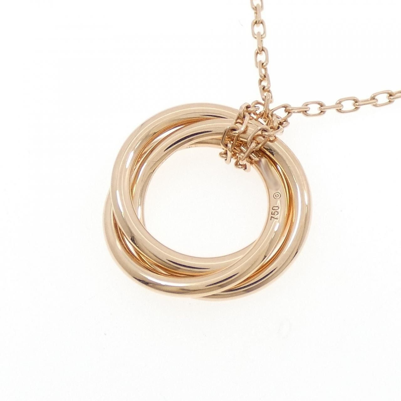 Cartier Cartier Cartier Trinity 18K Pink Gold Necklace Precious Metal Necklace DUTY FREE for USA Size ONE SIZE - 4 Thumbnail