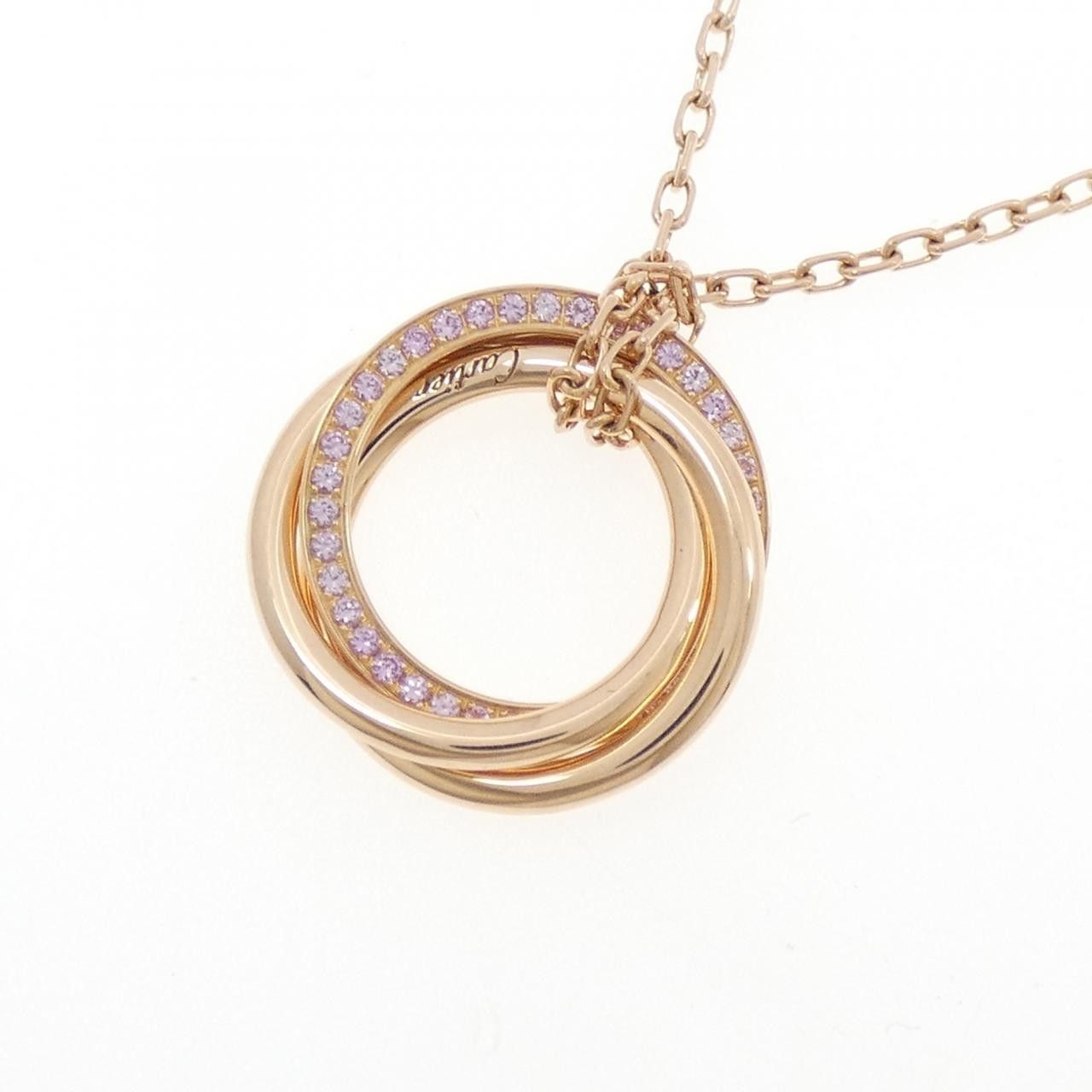 Cartier Cartier Cartier Trinity 18K Pink Gold Necklace Precious Metal Necklace DUTY FREE for USA Size ONE SIZE - 3 Thumbnail