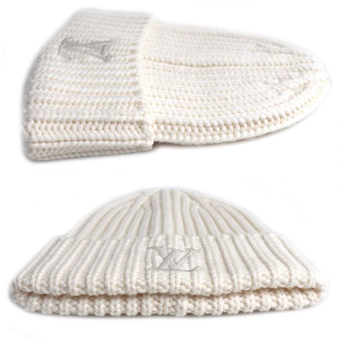 Louis Vuitton Louis Vuitton Louis Vuitton Beanie Only Wool Knit Cap Textile Hats M90799 DUTY FREE for USA Size ONE SIZE - 3 Thumbnail