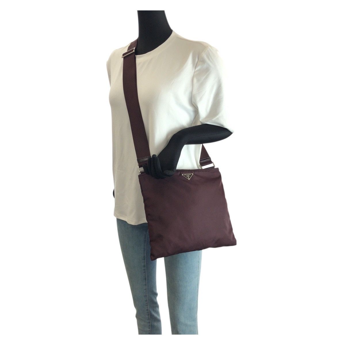 Prada Prada Prada Tessuto Nylon Shoulder Bag Textile Shoulder Bag DUTY FREE for USA Size ONE SIZE - 7 Thumbnail