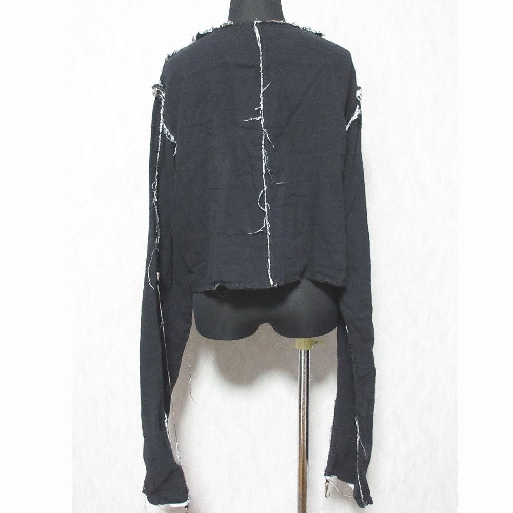 Other Other Takeshi Kosaka by Y's Pink Label Inside Out Cropped Top Textile Tops YN-T50-038 DUTY FREE for USA Size ONE SIZE - 2 Thumbnail
