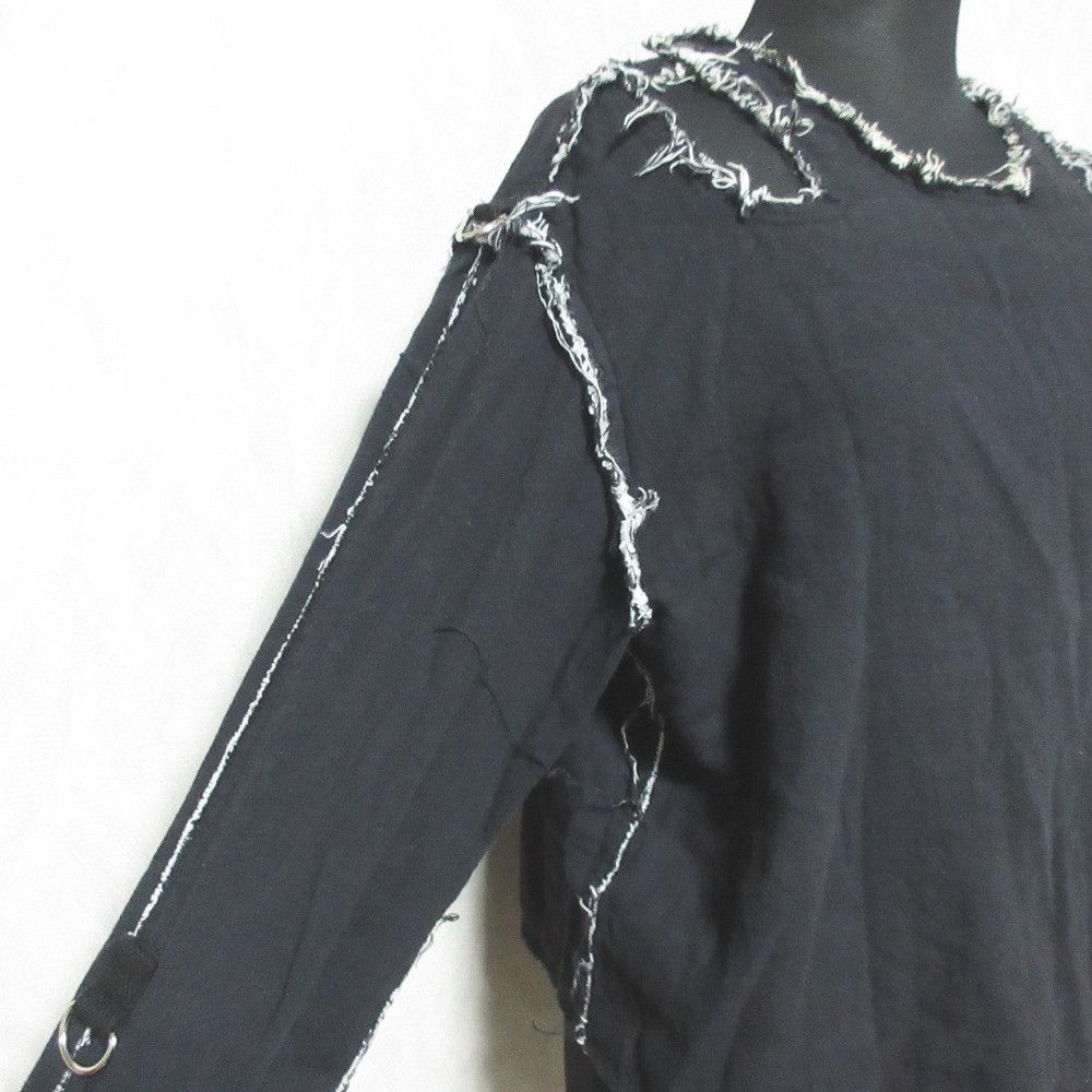 Other Other Takeshi Kosaka by Y's Pink Label Inside Out Cropped Top Textile Tops YN-T50-038 DUTY FREE for USA Size ONE SIZE - 4 Thumbnail